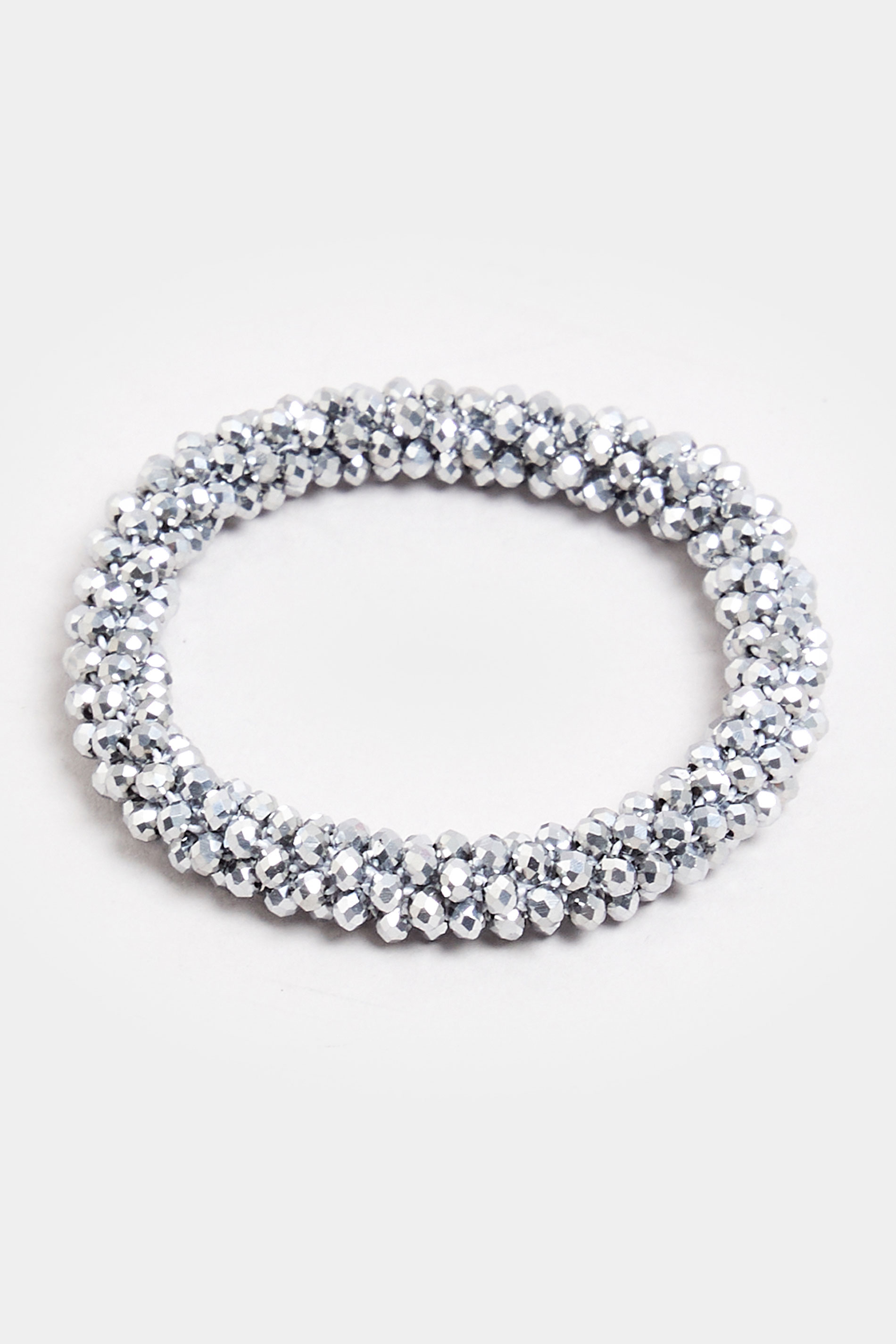 Silver Tone Beaded Bracelet | Yours Clothing 2