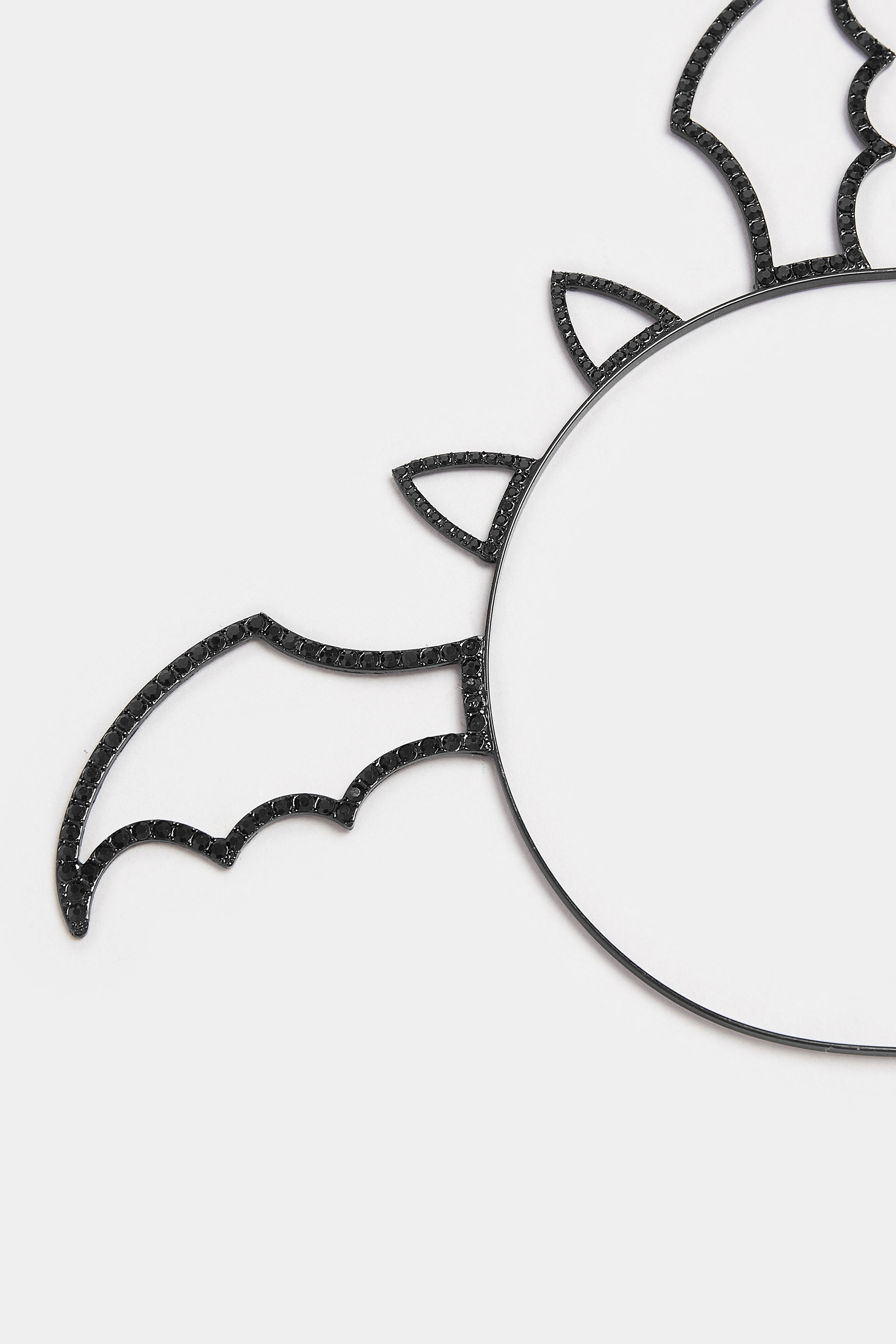 Black Novelty Bat Halloween Headband | Yours Clothing 3