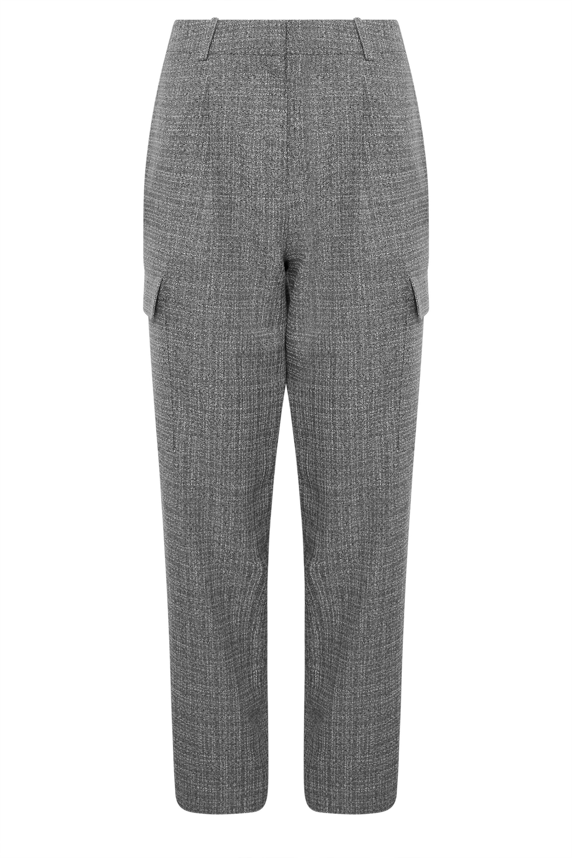 M&Co Grey Textured Cargo Trousers | M&Co 8