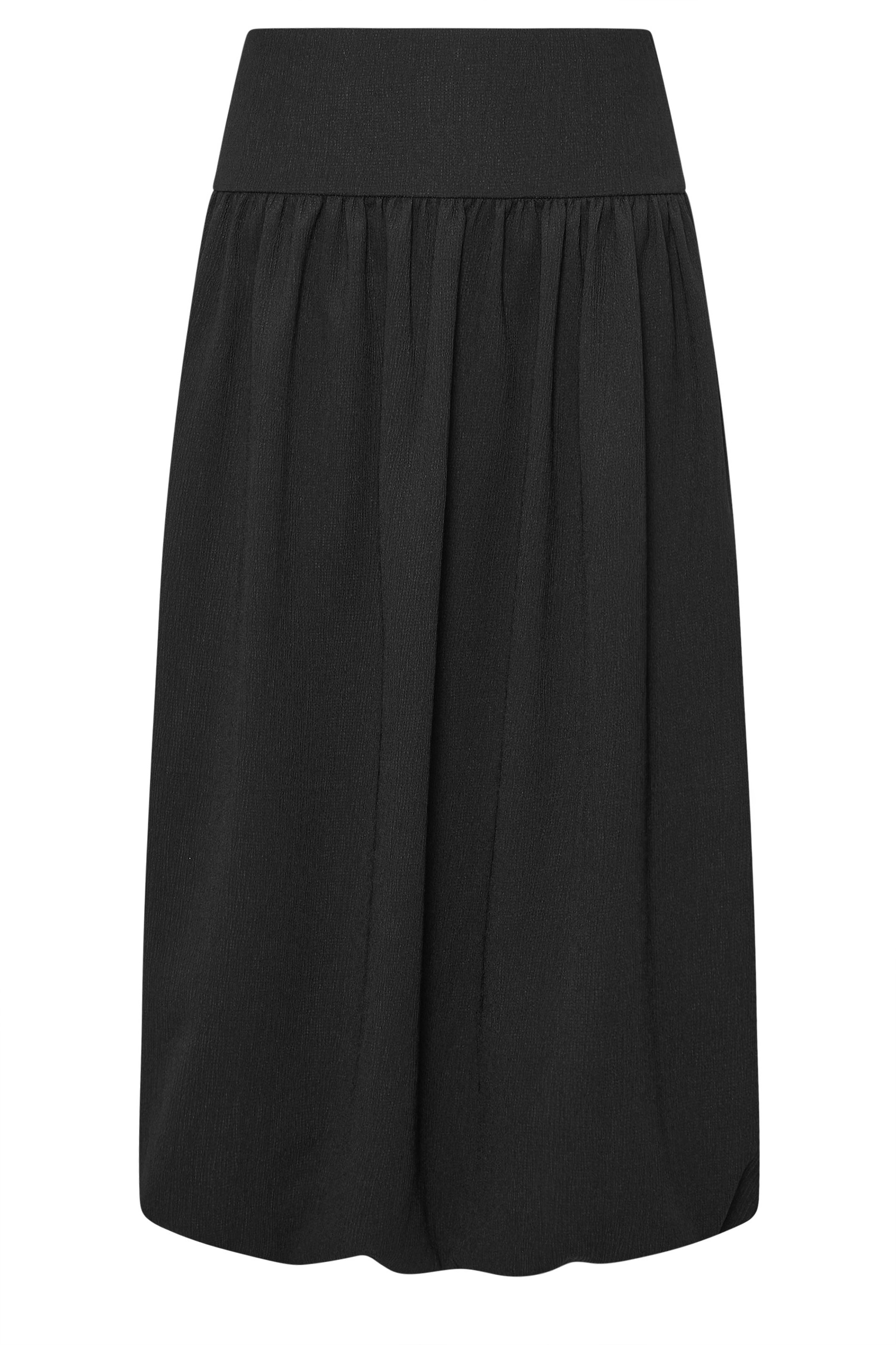 PixieGirl Petite Women's Black Bubble Hem Maxi Skirt | PixieGirl 5