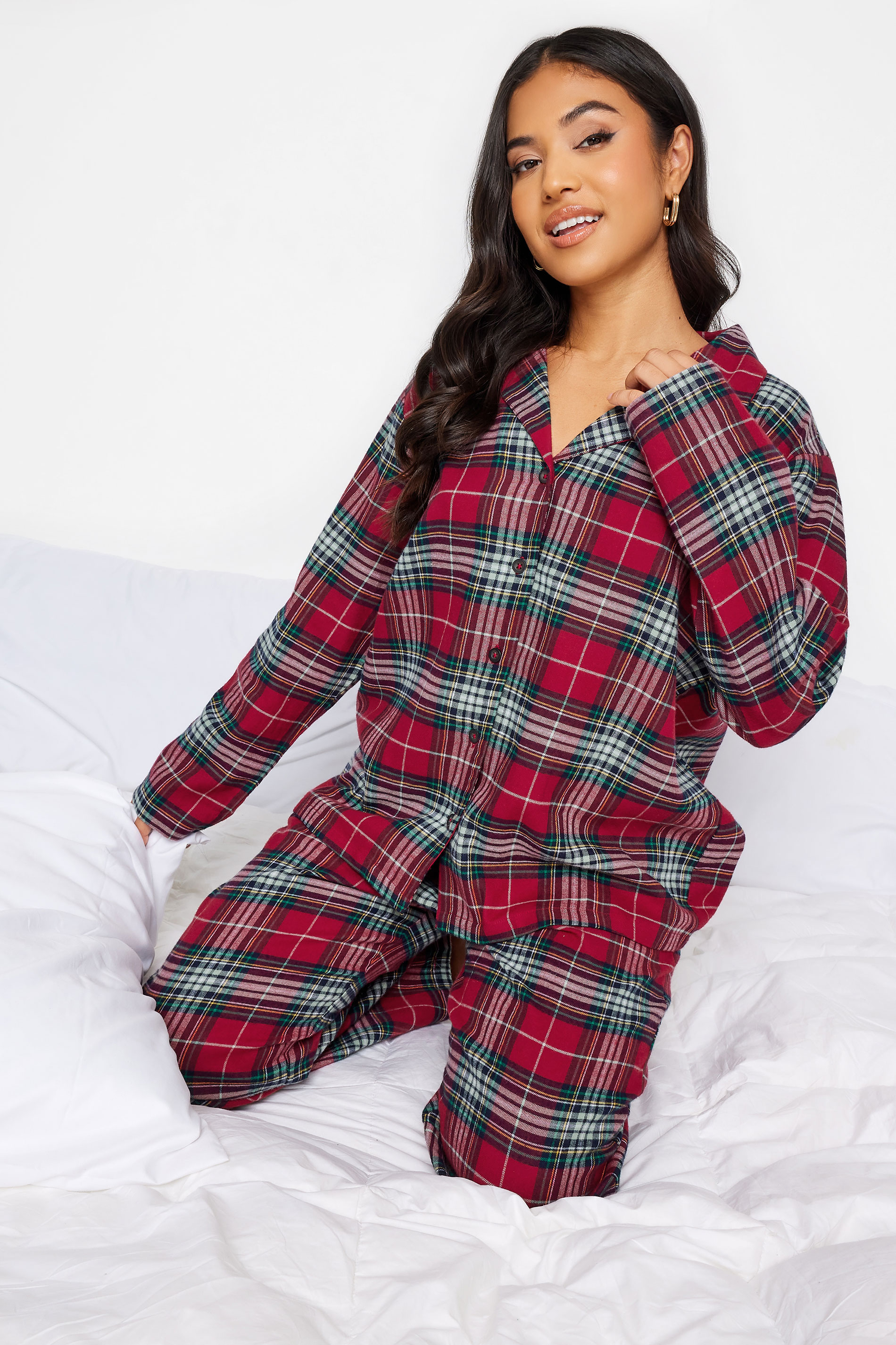 PixieGirl Red Tartan Pyjama Set | PixieGirl  2
