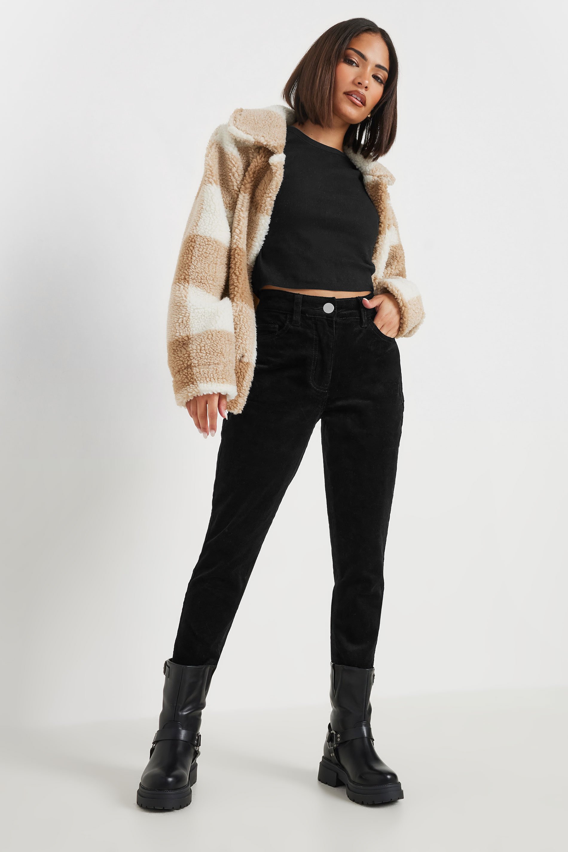 PixieGirl Petite Women's Black Cord Skinny Jeans | PixieGirl 1