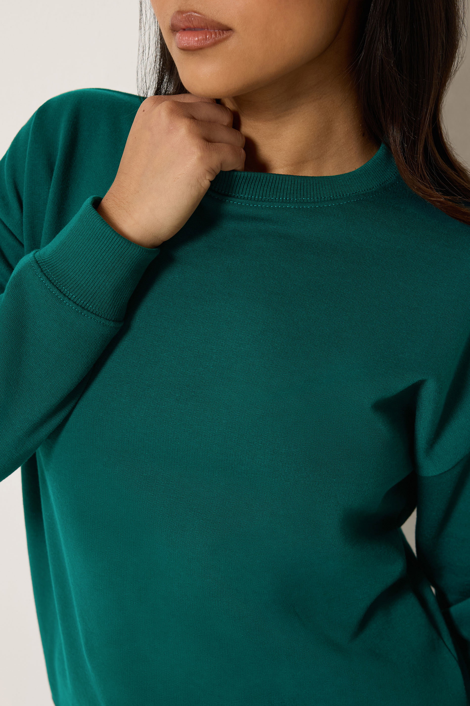 PixieGirl Petite Women's Forest Green Sweatshirt | PixieGirl  4