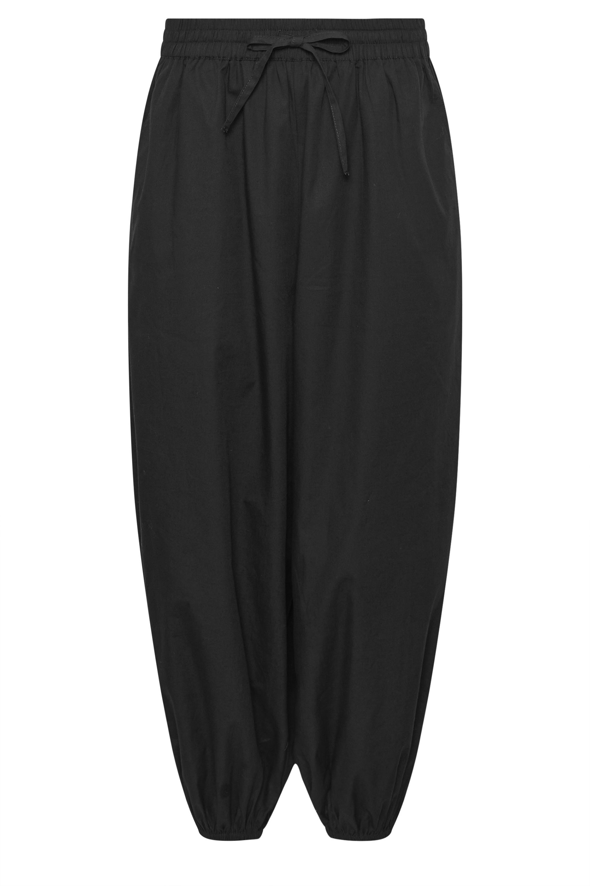 PixieGirl Petite Women's Black Poplin Cuffed Trousers | PixieGirl 5