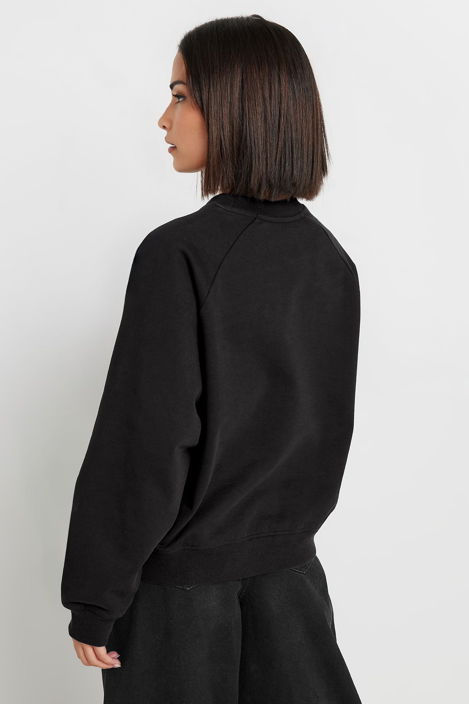 PixieGirl Petite Women's Black 'La Sports' Slogan Sweatshirt | PixieGirl 4