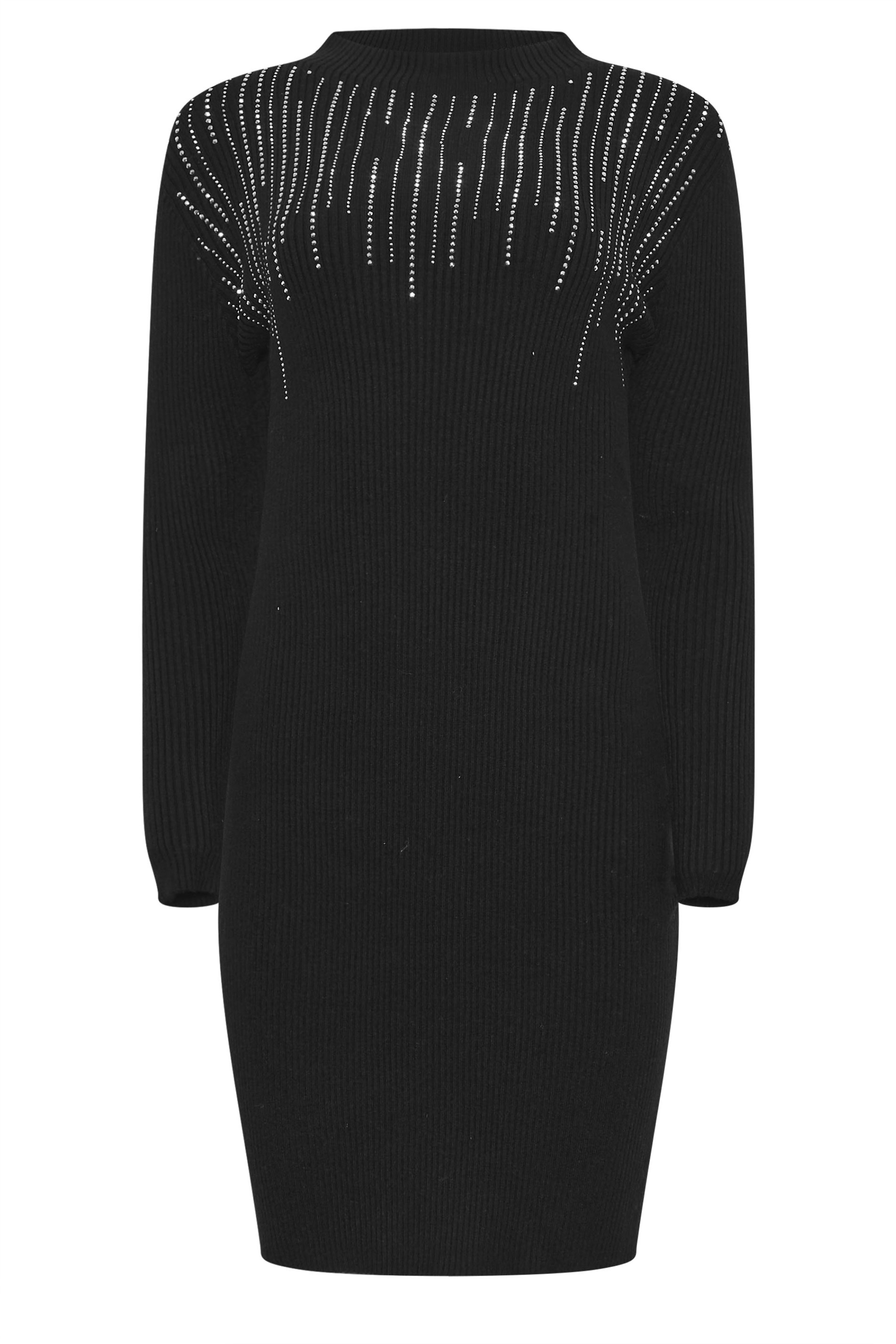 STAR Black Embellished Neckline Dress | STAR x JM 6