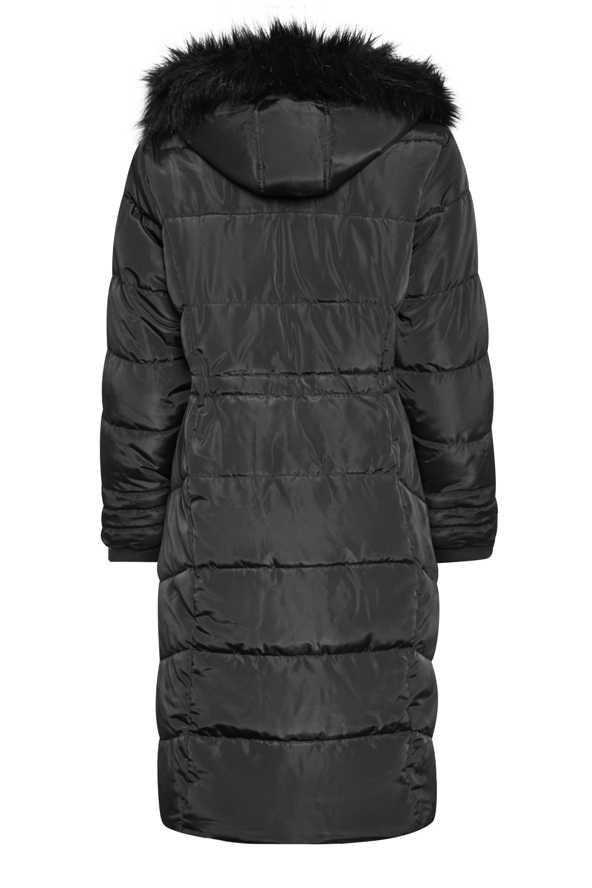 PixieGirl Black Midi Padded Coat | PixieGirl