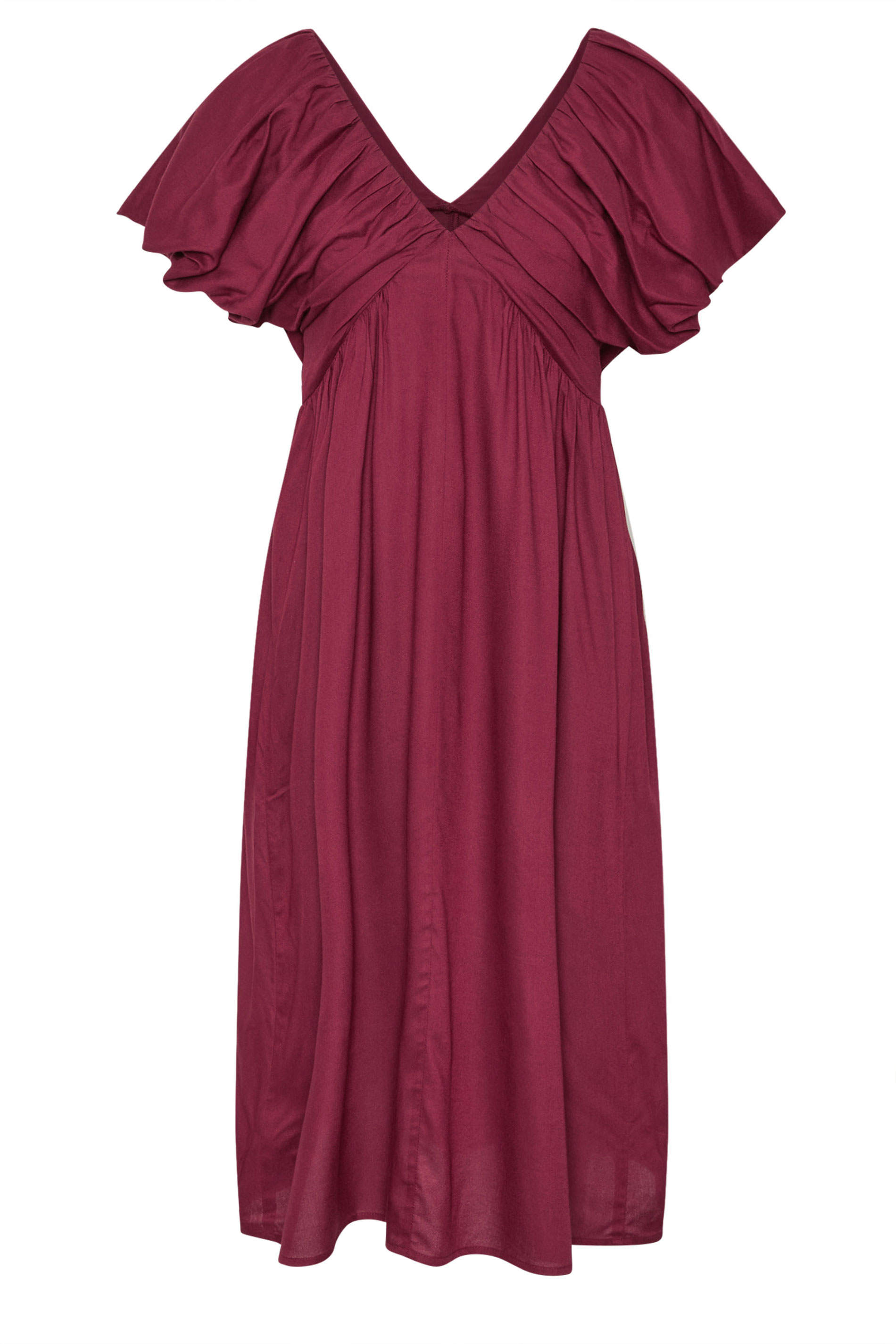 PixieGirl Petite Women's Burgundy Red Velvet Bow Mini Dress | PixieGirl 7