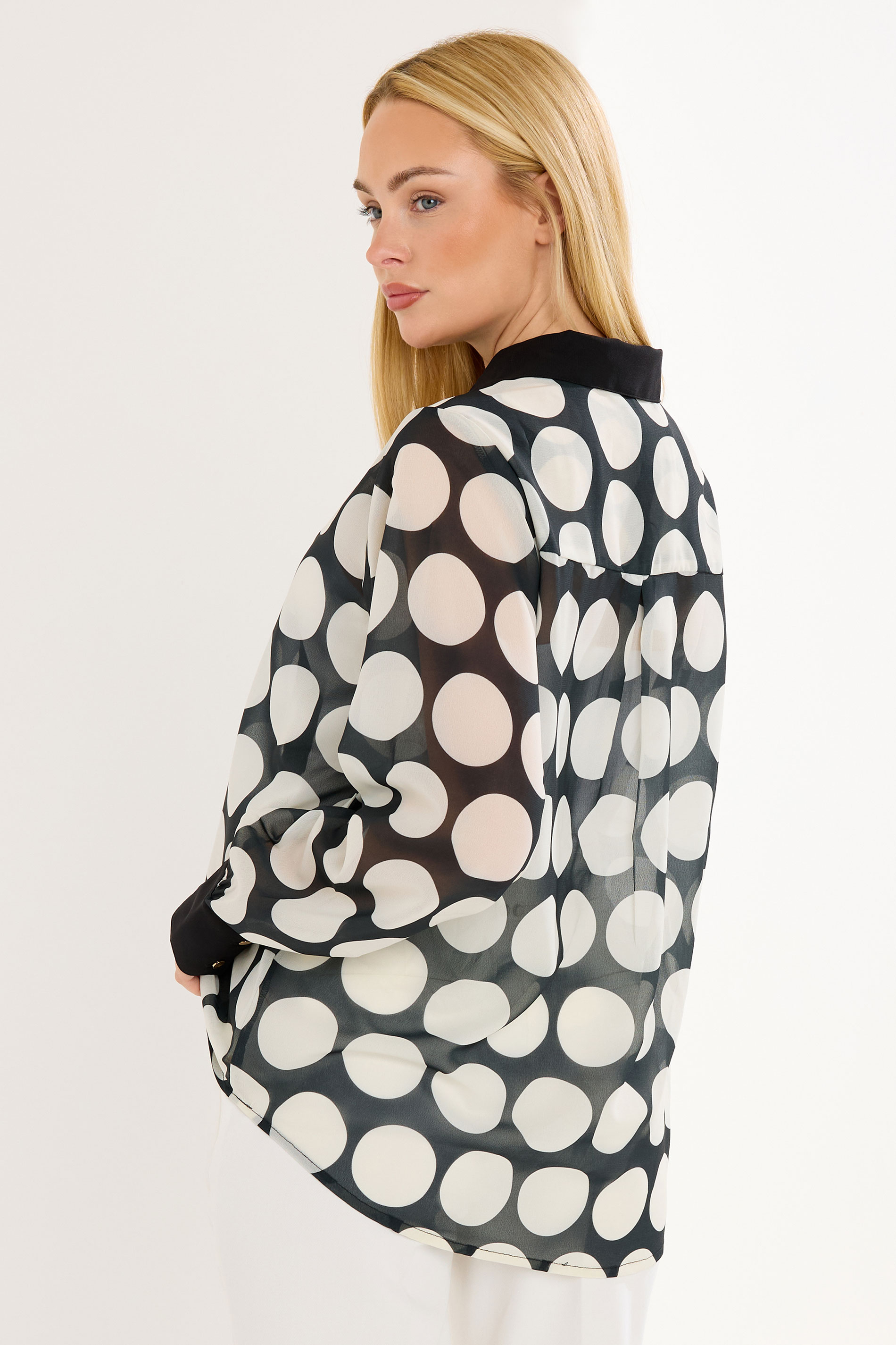 STAR Black Polka Dot Print Shirt | StarByJM 2