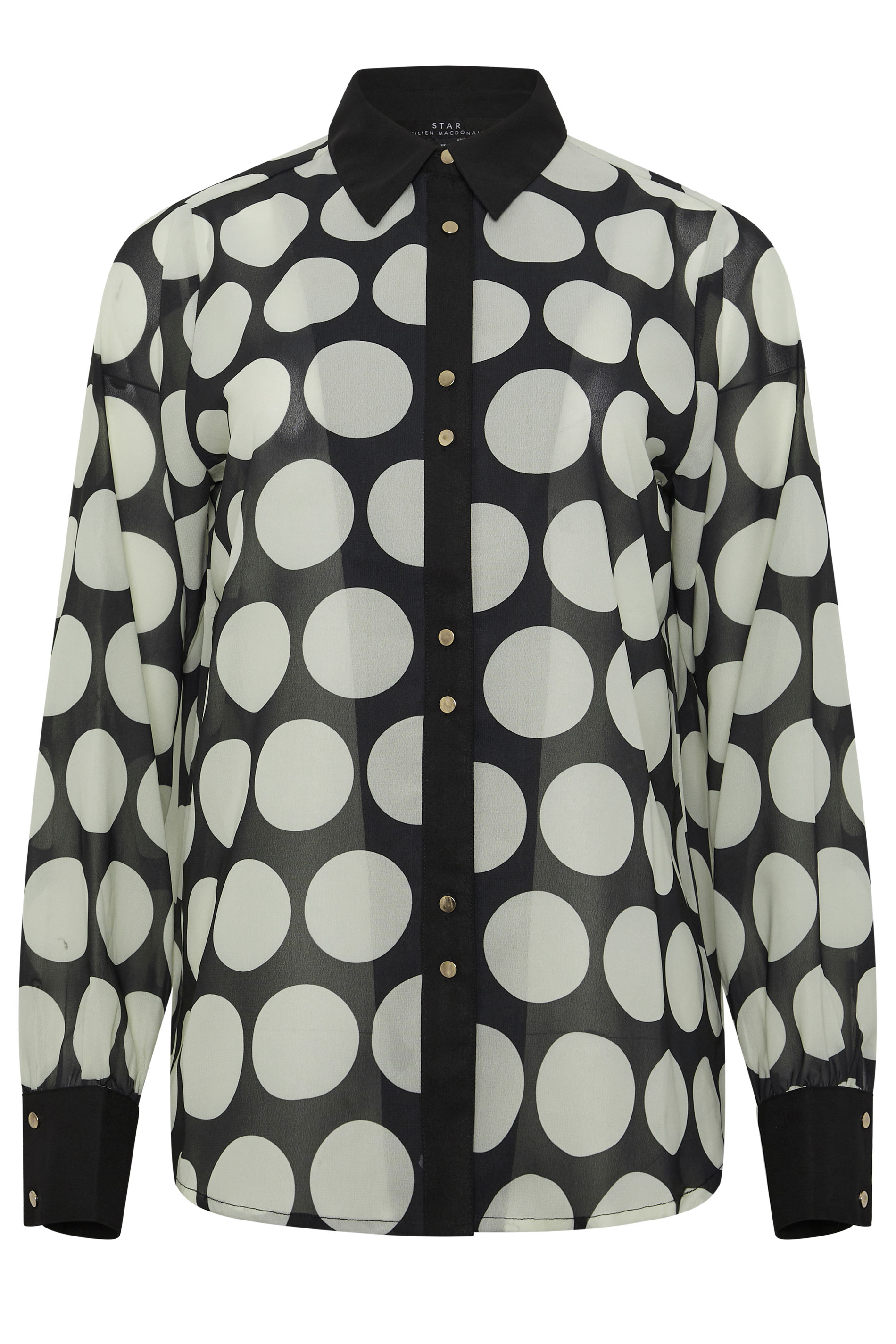 STAR Black Polka Dot Print Shirt | StarByJM 5