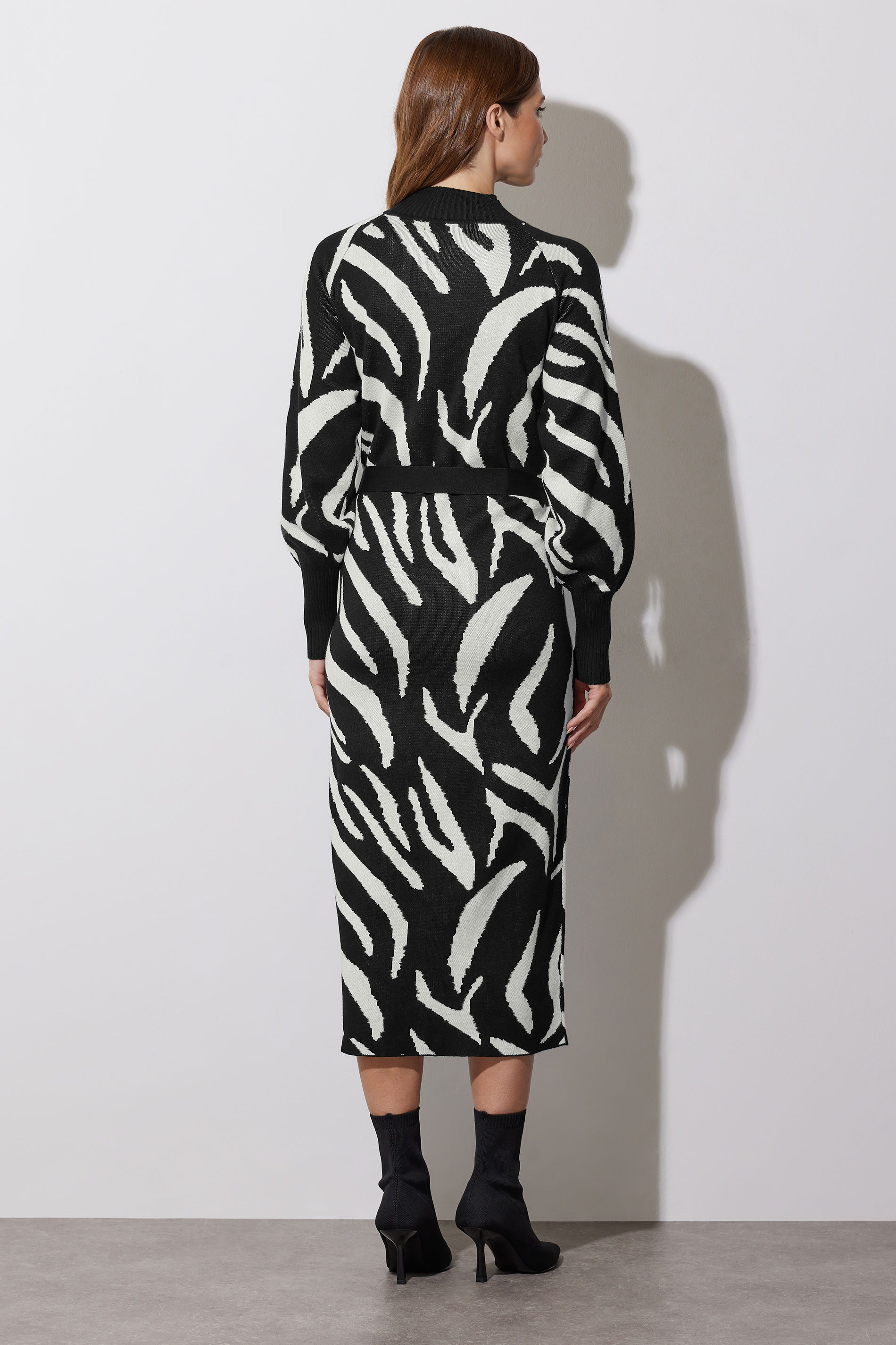 STAR Black Zebra Jumper Dress | STAR x JM 3