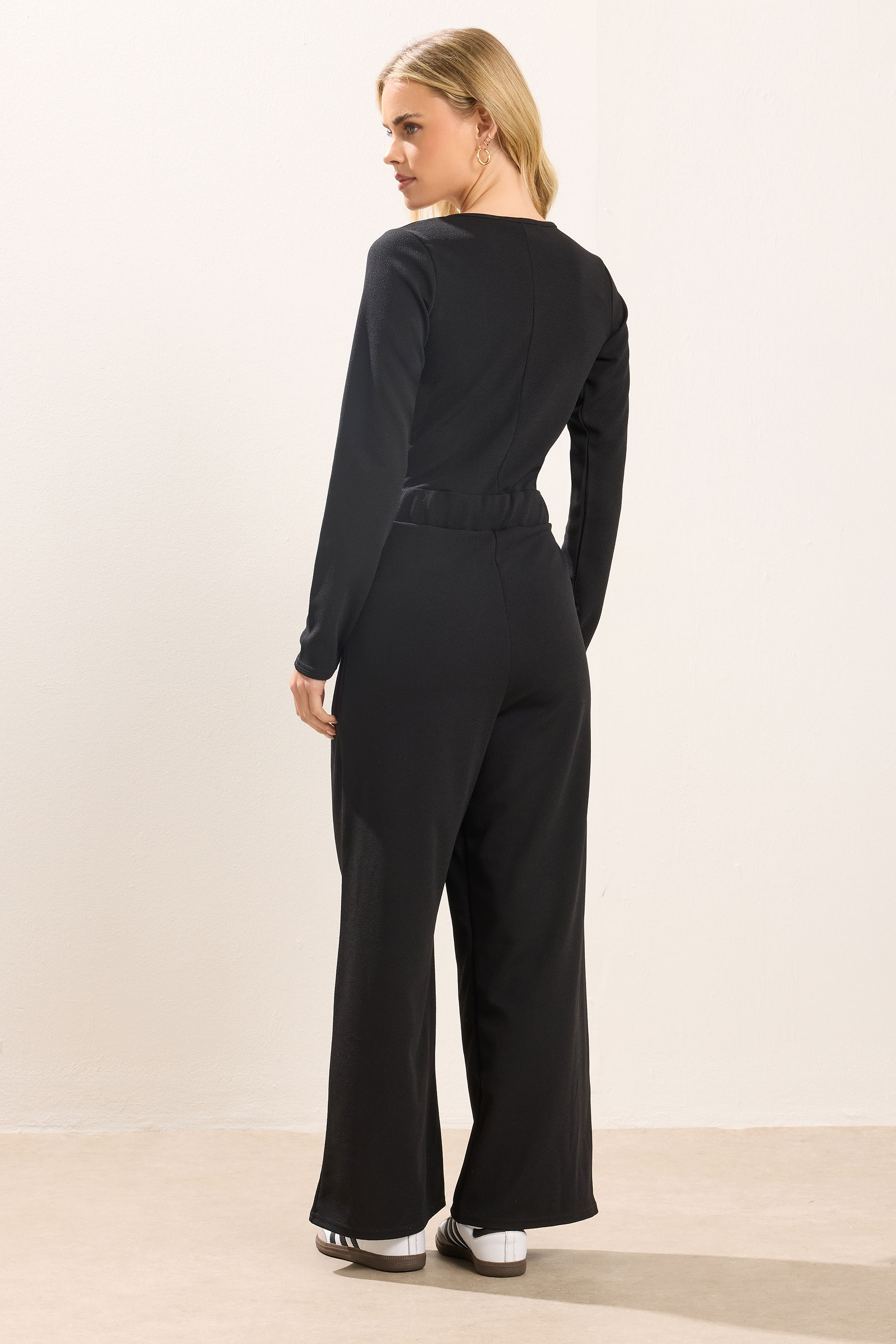PixieGirl Petite Women's Black Wide Leg Jumpsuit | PixieGirl 4