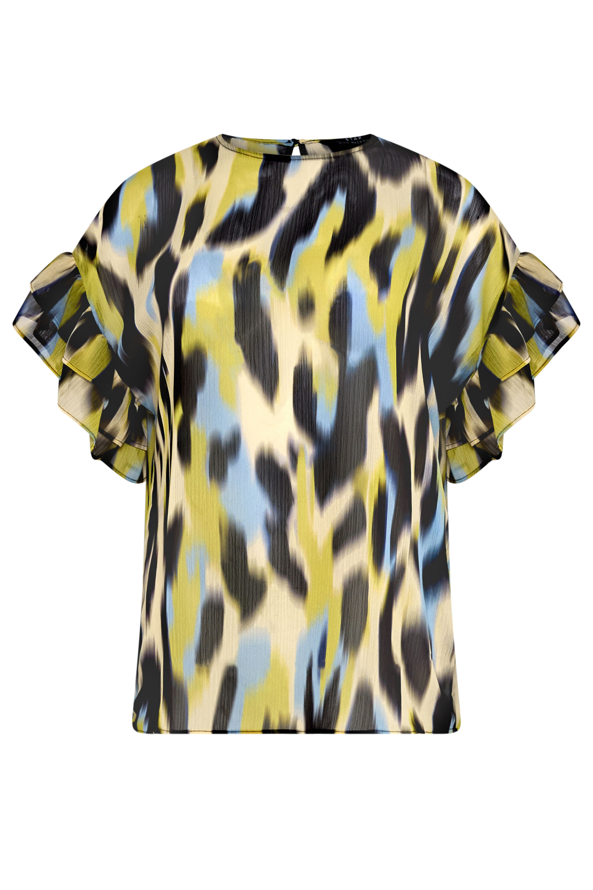 STAR Yellow Floral Flute Sleeve Top | StarByJM 5