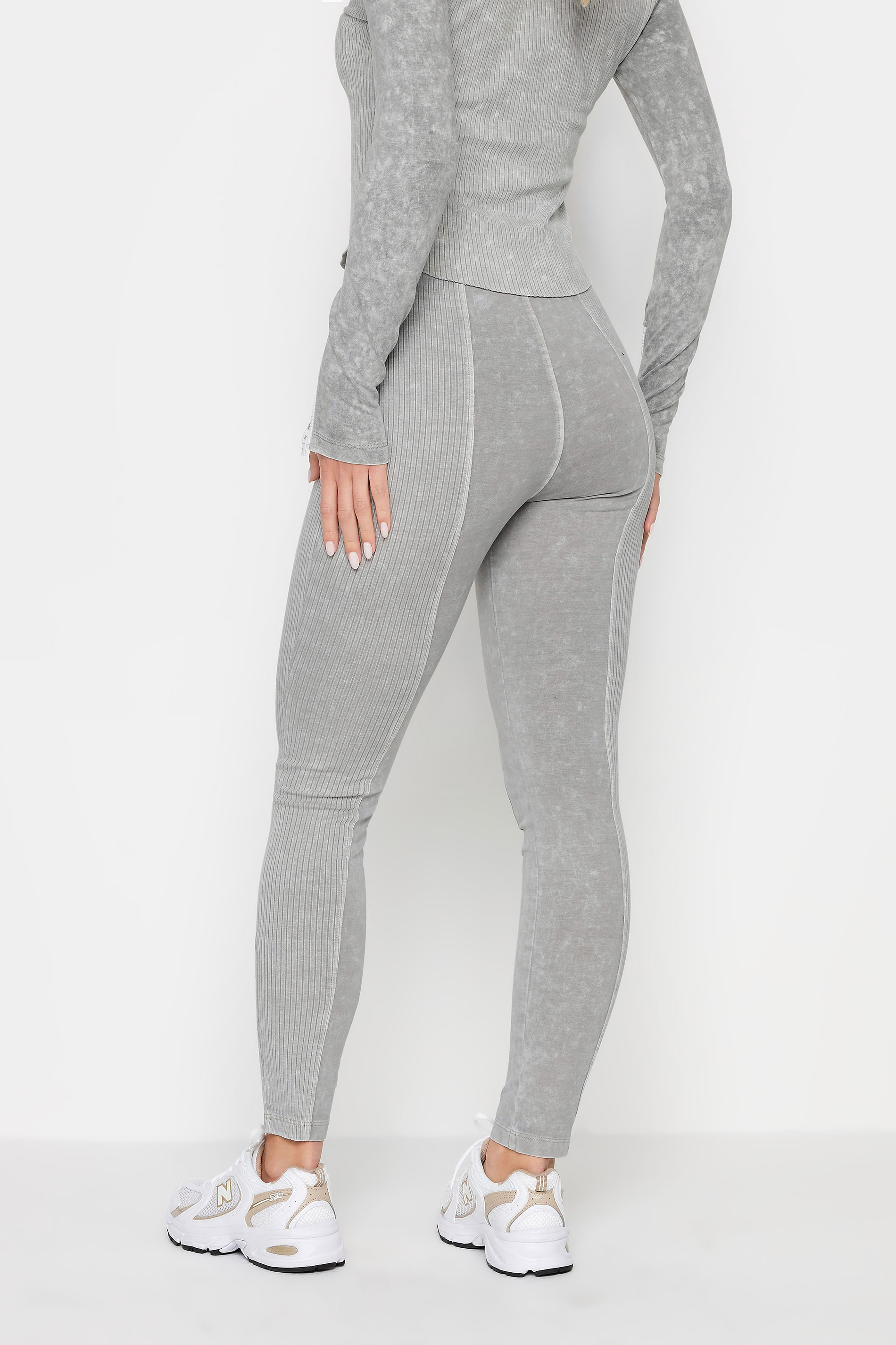 PixieGirl Petite Women's Grey Washed Leggings | PixieGirl 4