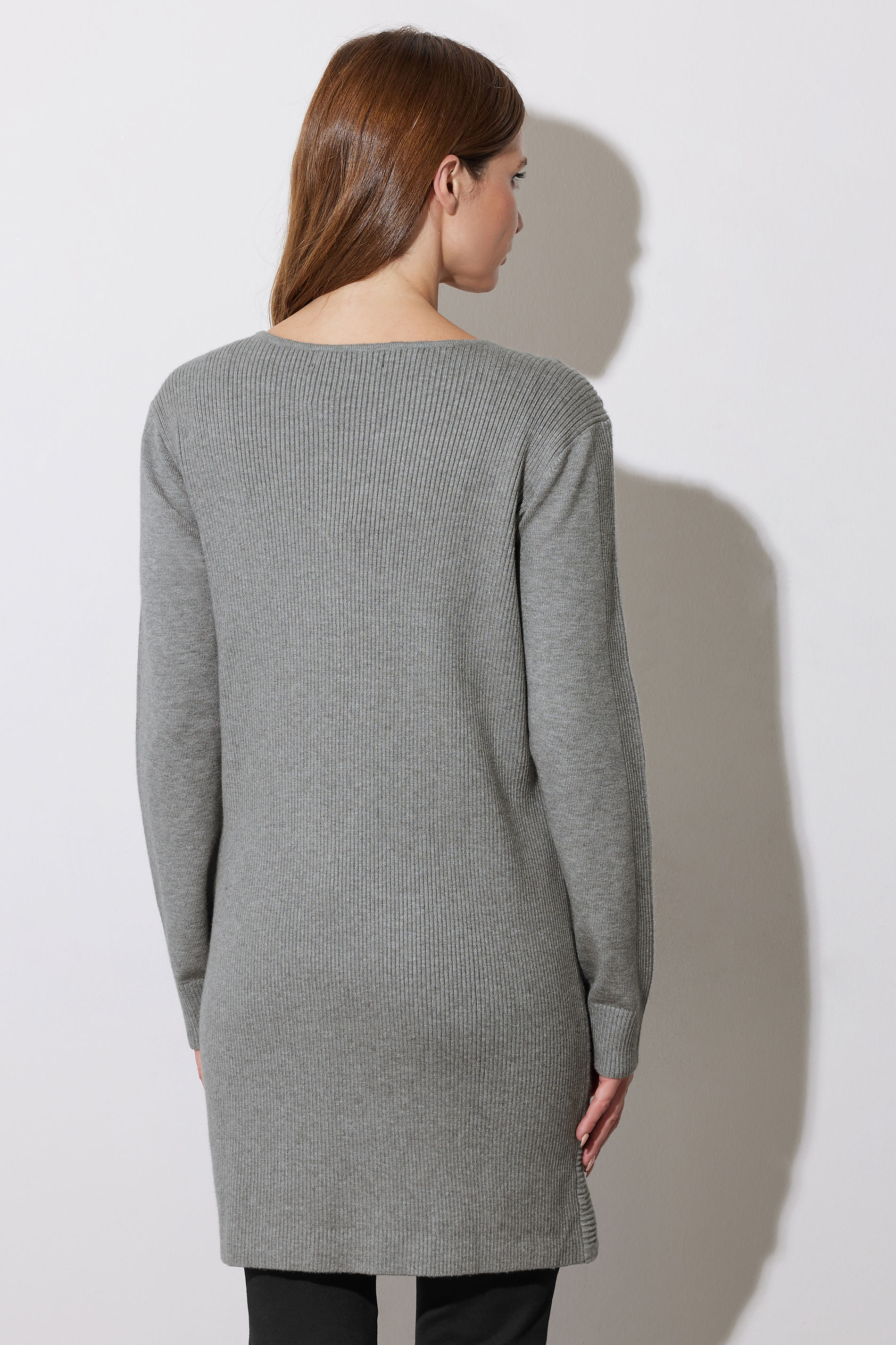 STAR Grey Eyelet Detail Zip Cardigan | STAR x JM 5