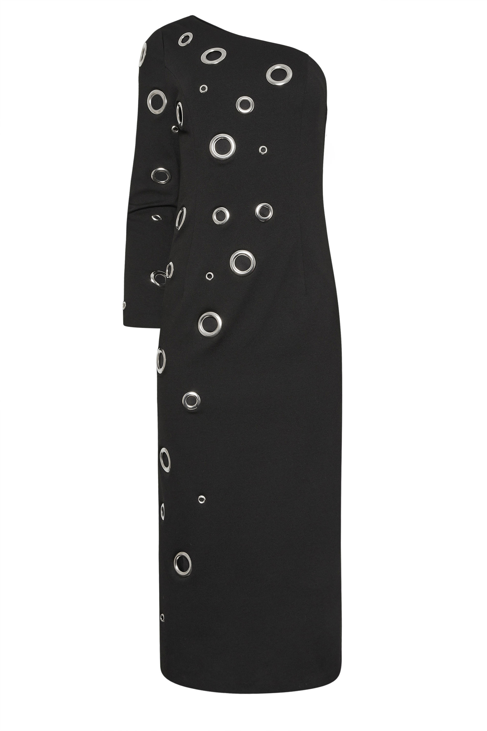 STAR Black One Shoulder Eyelet Dress | StarByJM 6