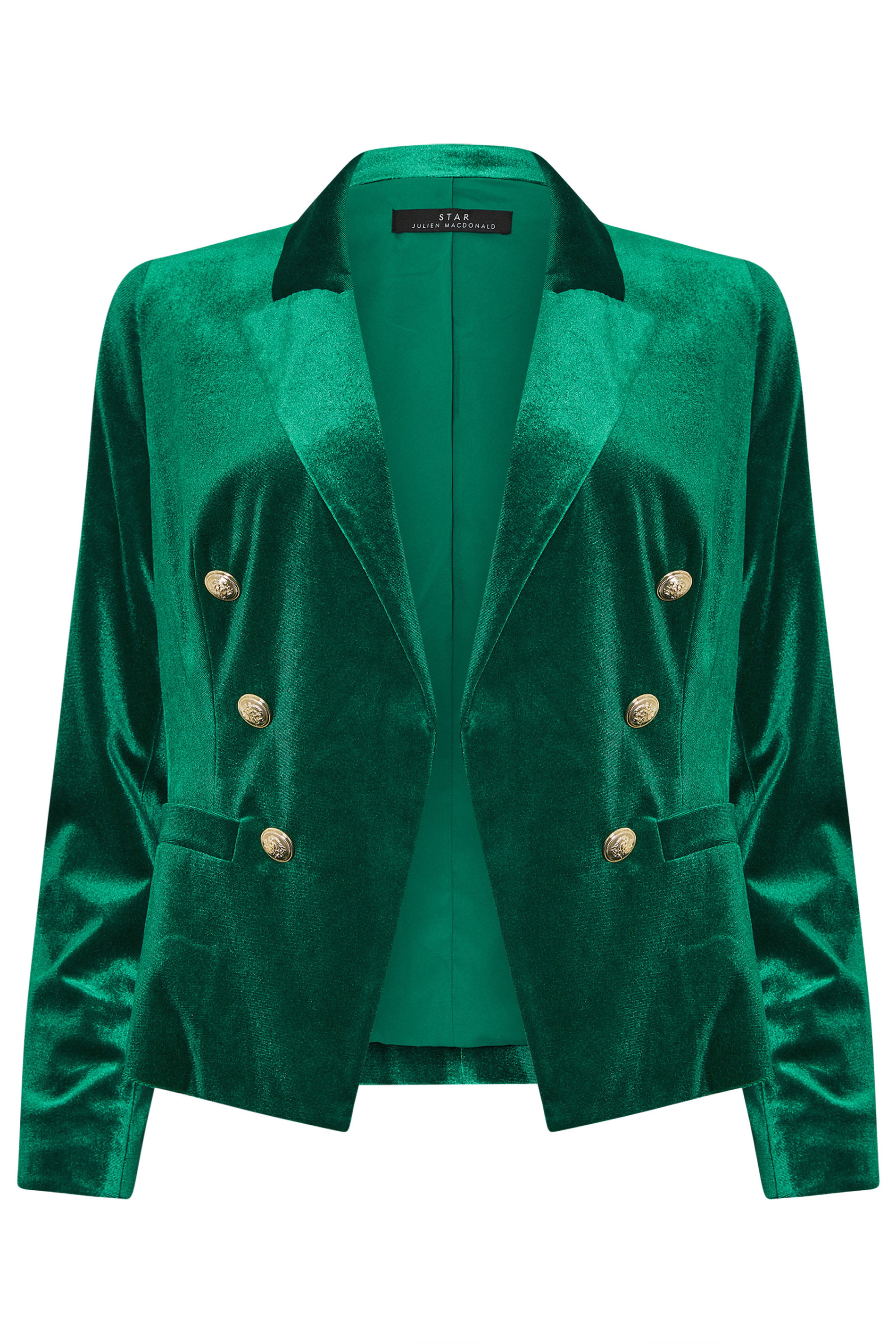 STAR Green Velvet Tailored Blazer | StarByJM 6