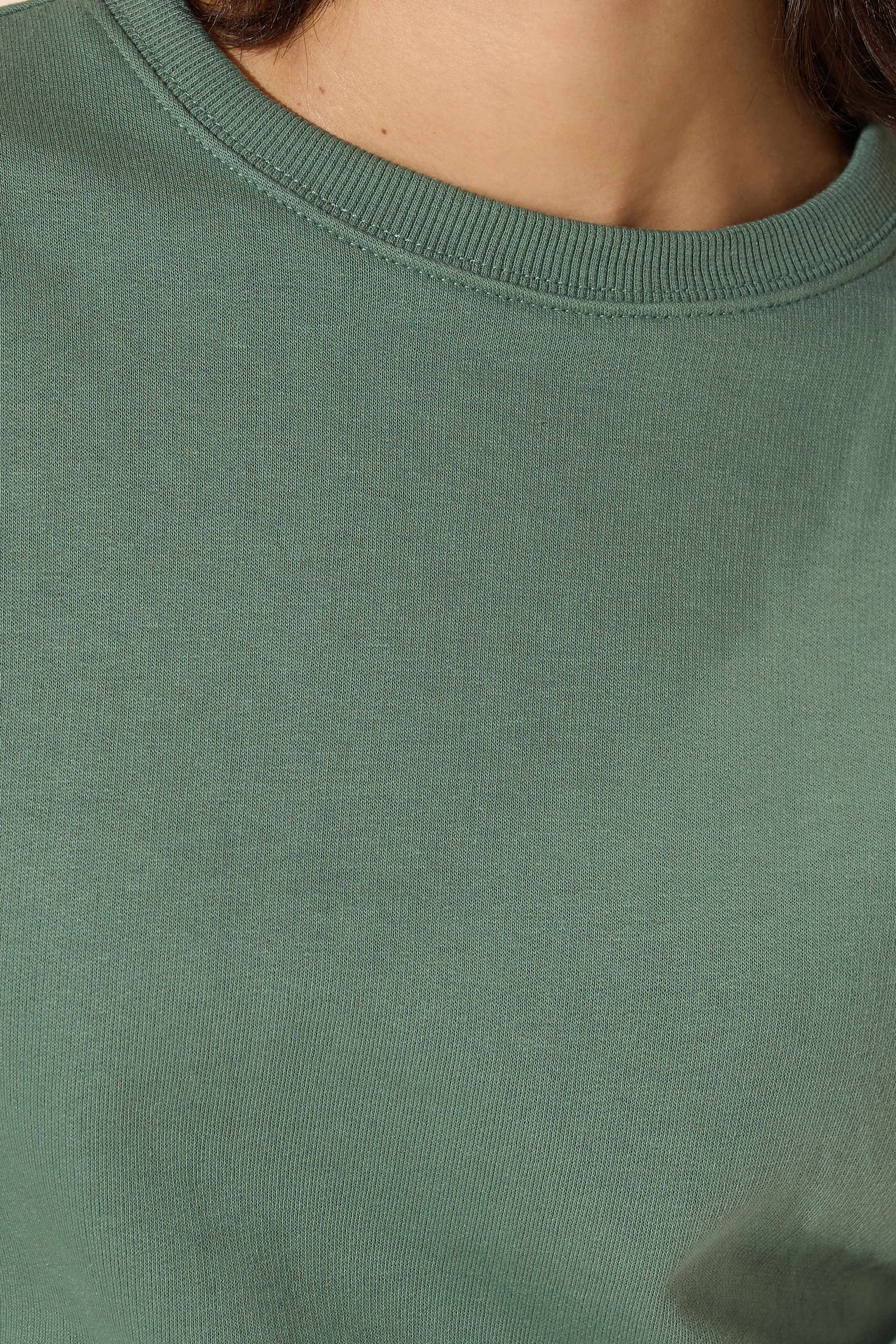 PixieGirl Petite Women's Green Long Sleeve Sweatshirt | PixieGirl 5