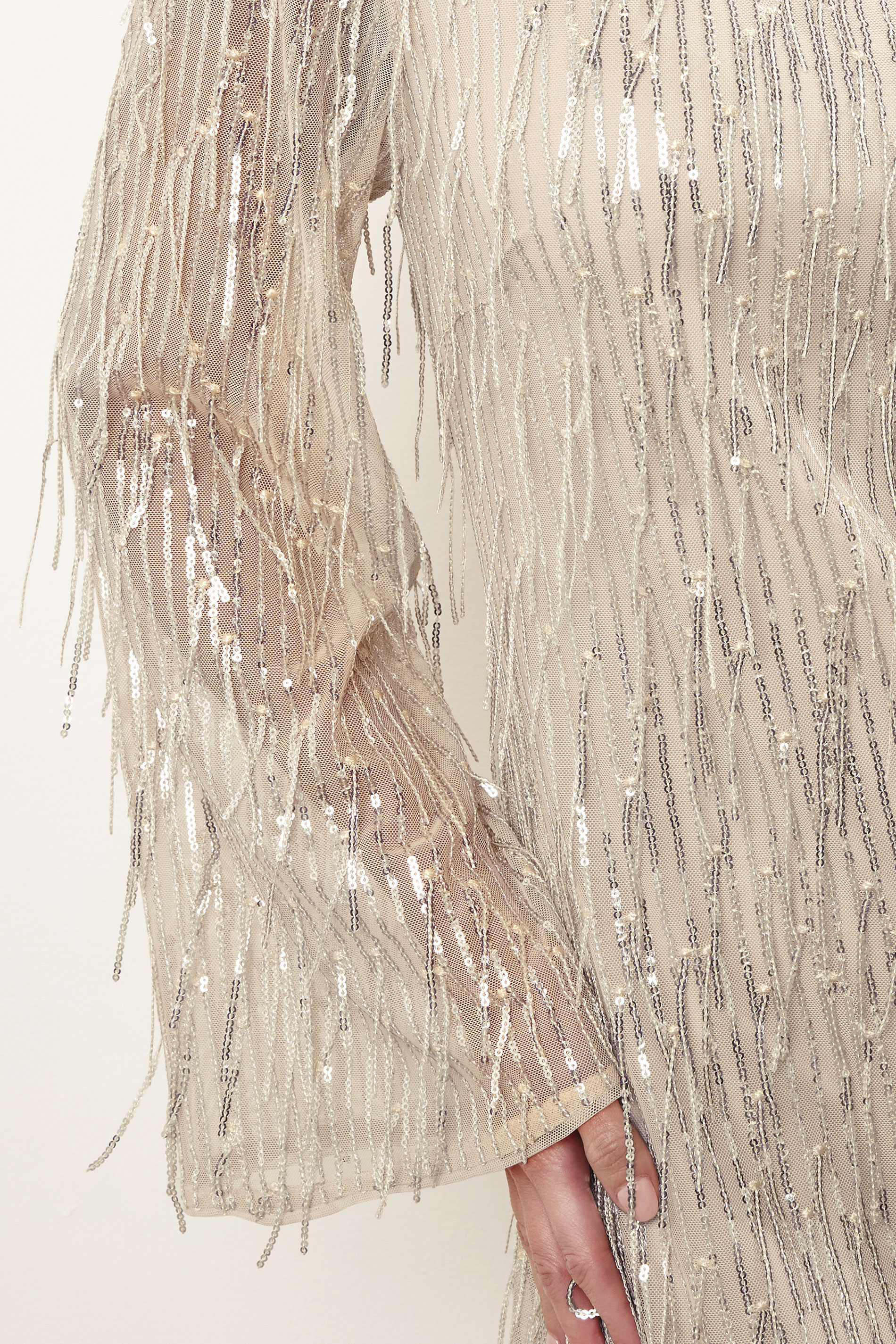 STAR Light Pink Sequin Tassel Dress | StarByJM 7