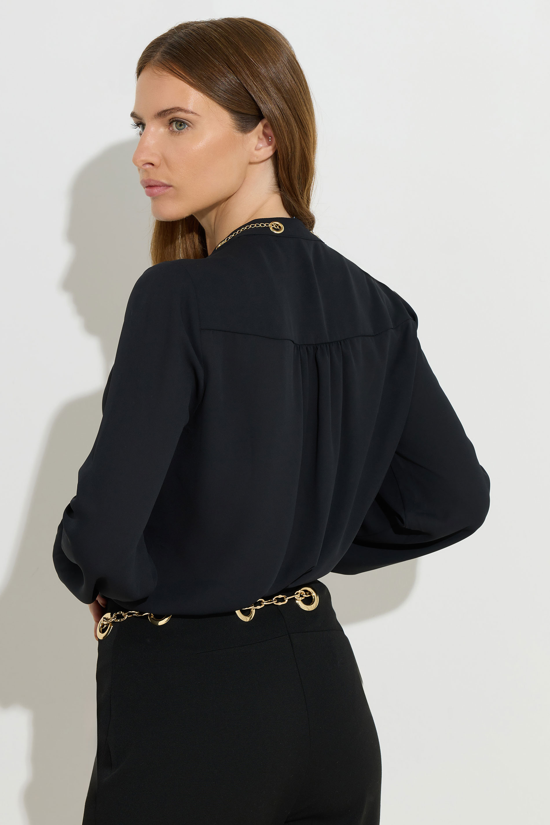 STAR Black Chain Detail Blouse | StarByJM 6
