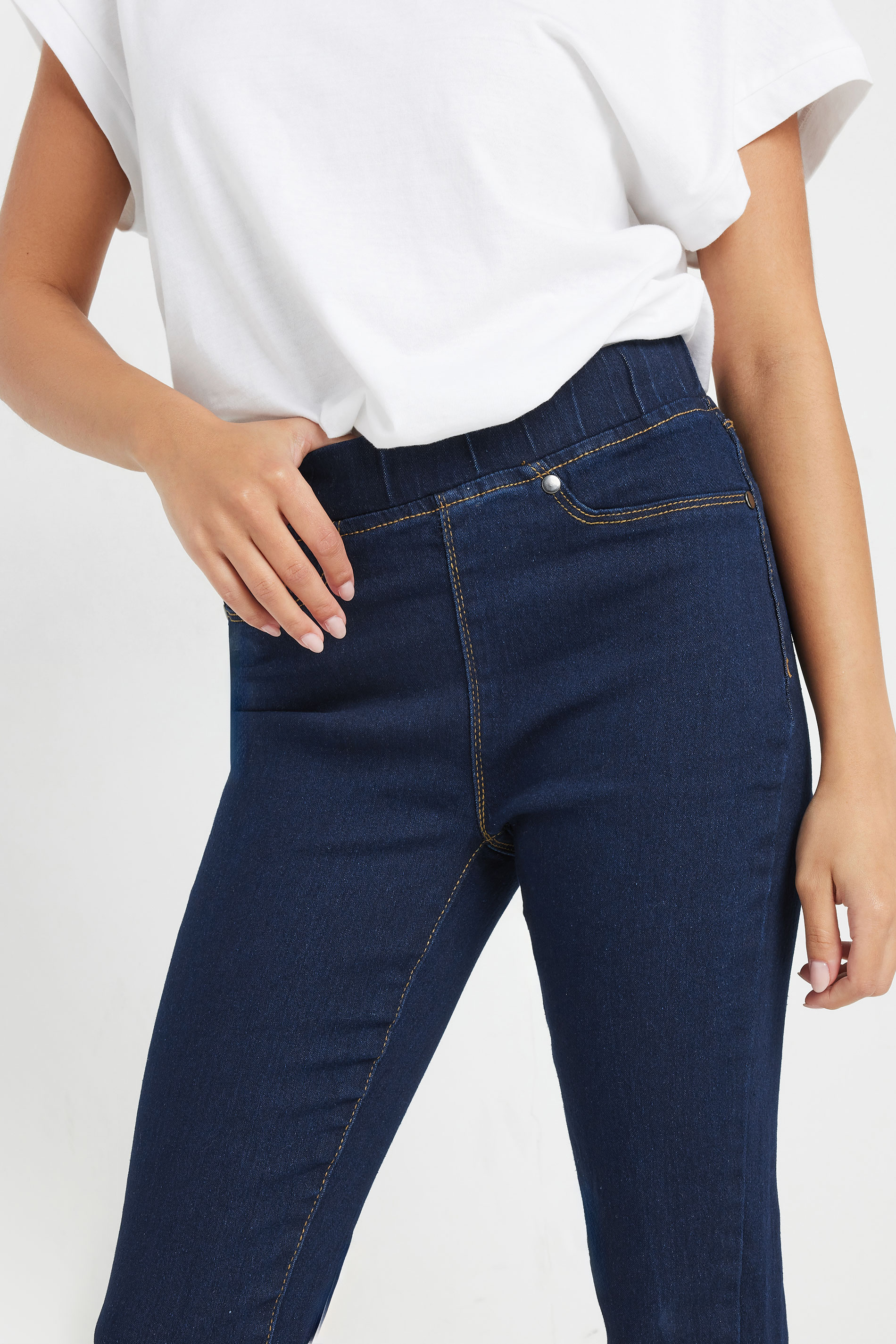 PixieGirl Petite Women's Dark Blue JENNY Jeggings | PixieGirl 4