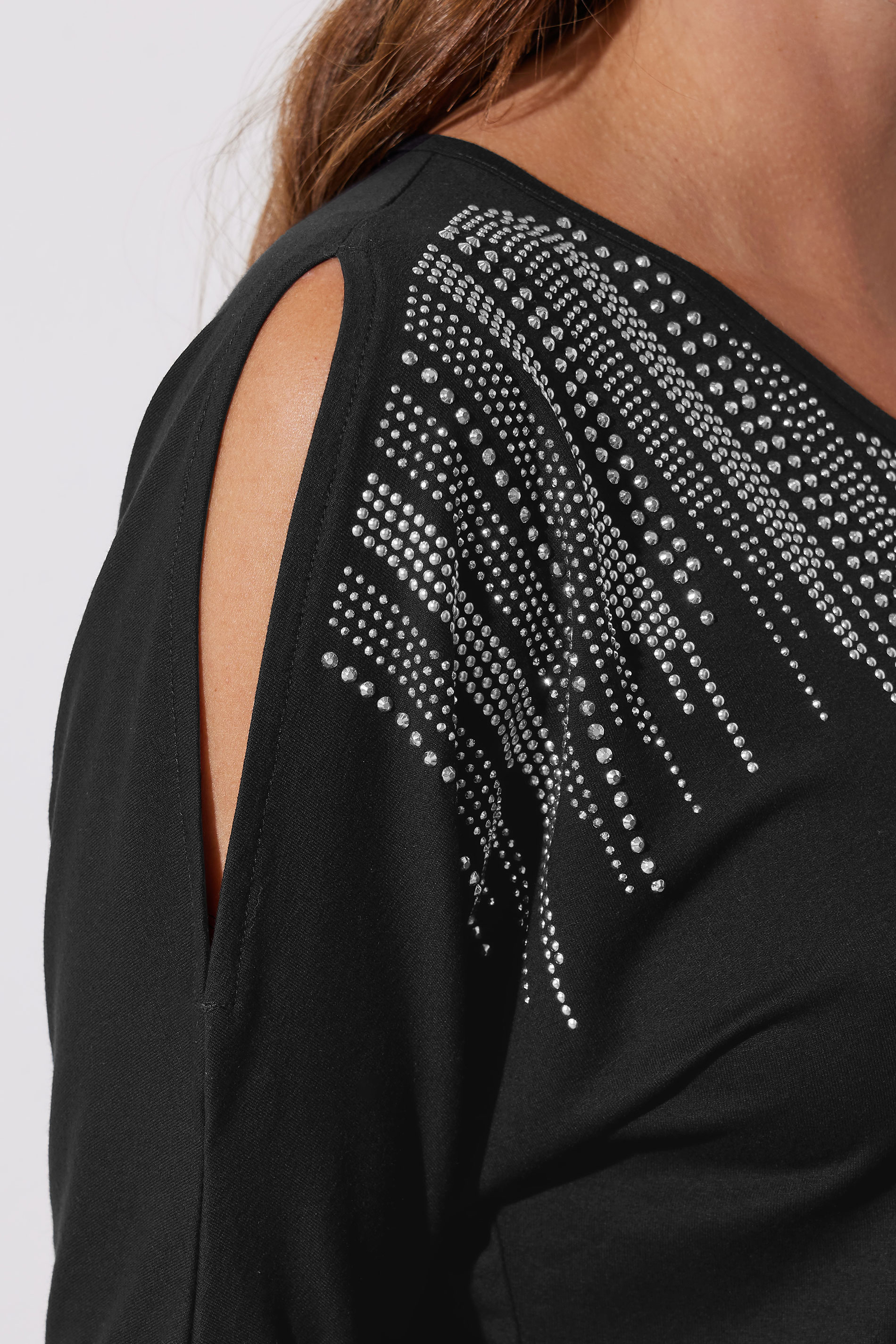 STAR Black Embellished Neckline Top | StarByJM 4