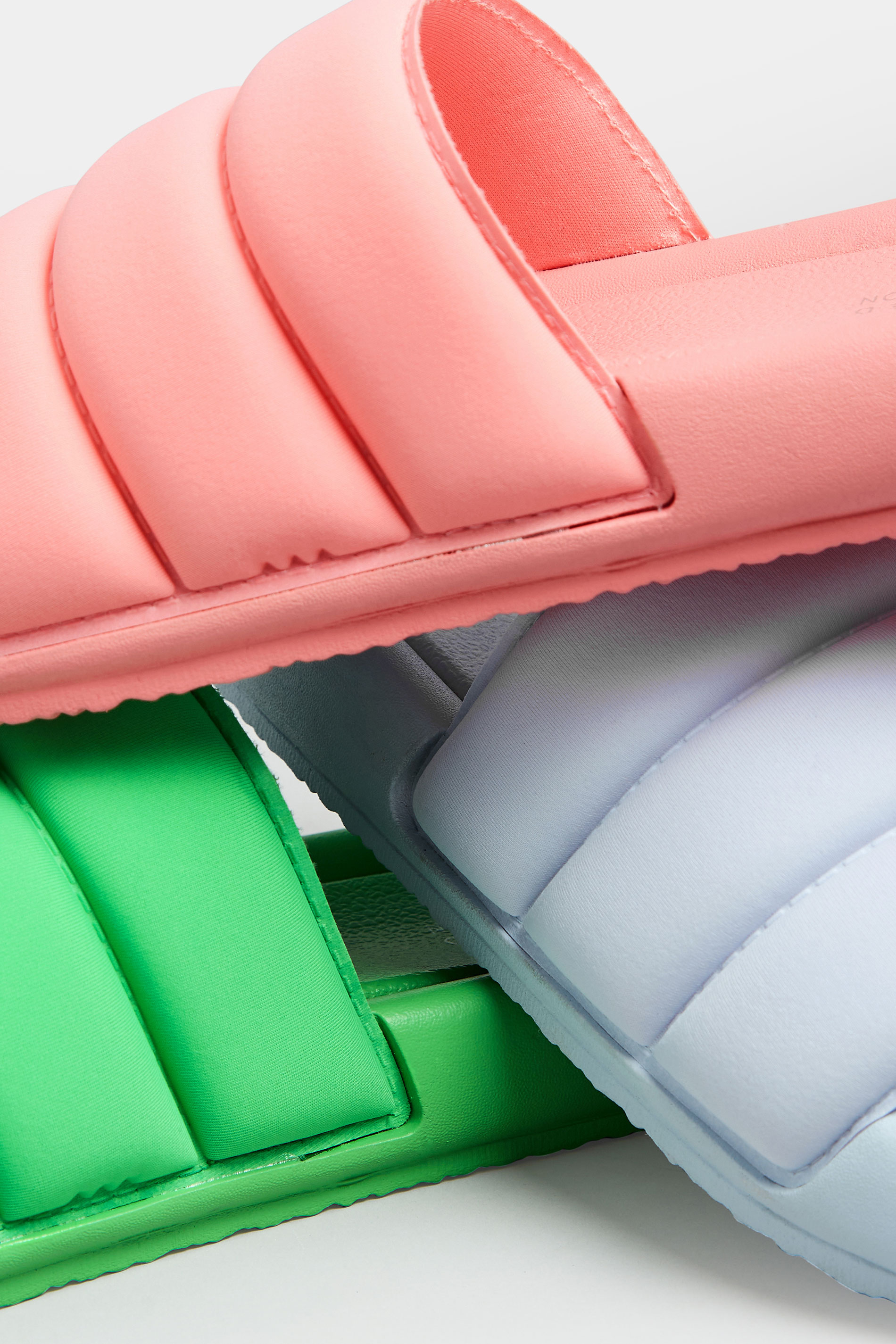 YOURS Pink Padded Sliders In Wide E Fit | Yours Clothing 8