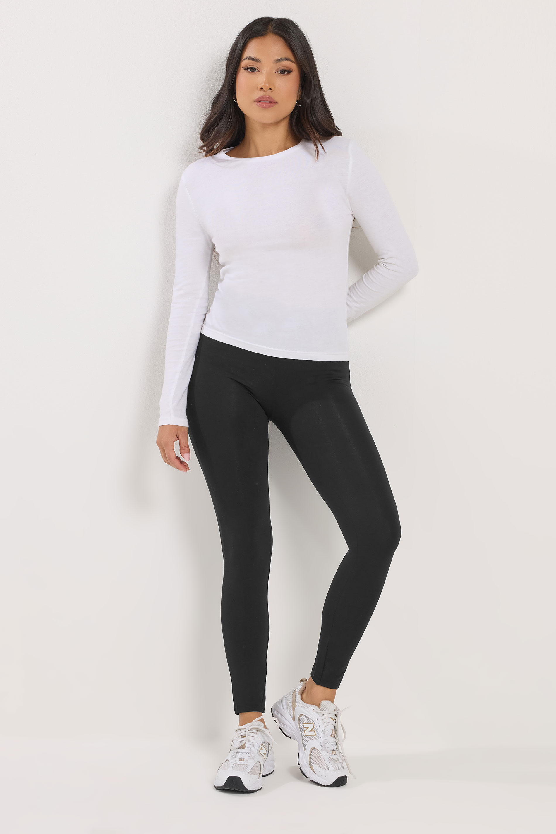 PixieGirl Petite 2 PACK Women's Chocolate Brown & Black Leggings | PixieGirl 3