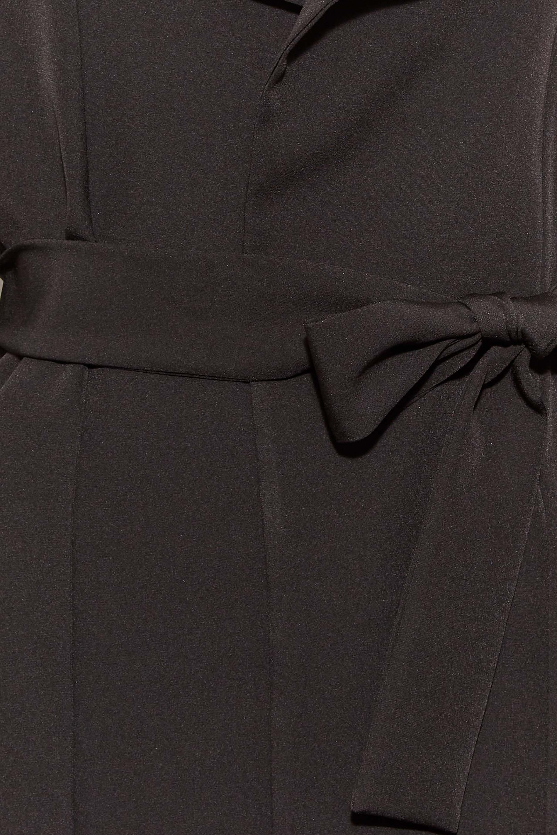 Petite Womens Black Midi Duster Coat | PixieGirl