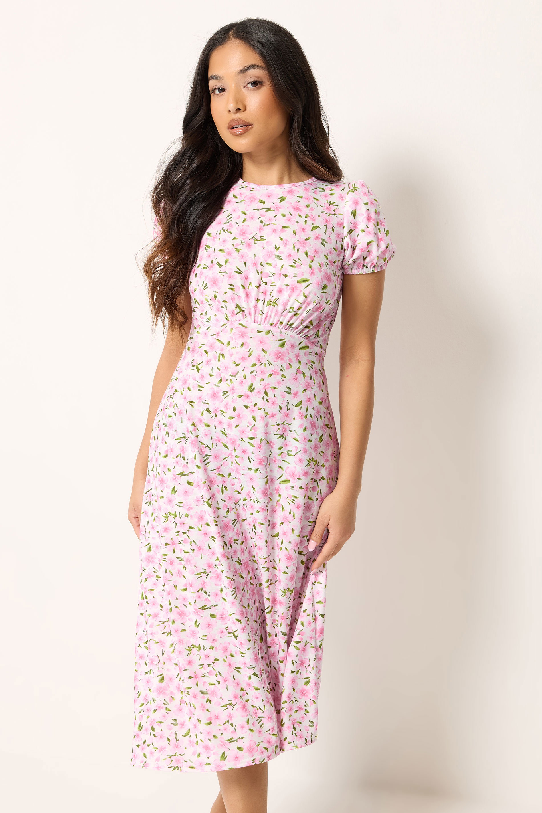knee length dresses for ladies Nobody Like You Floral Midi Dress