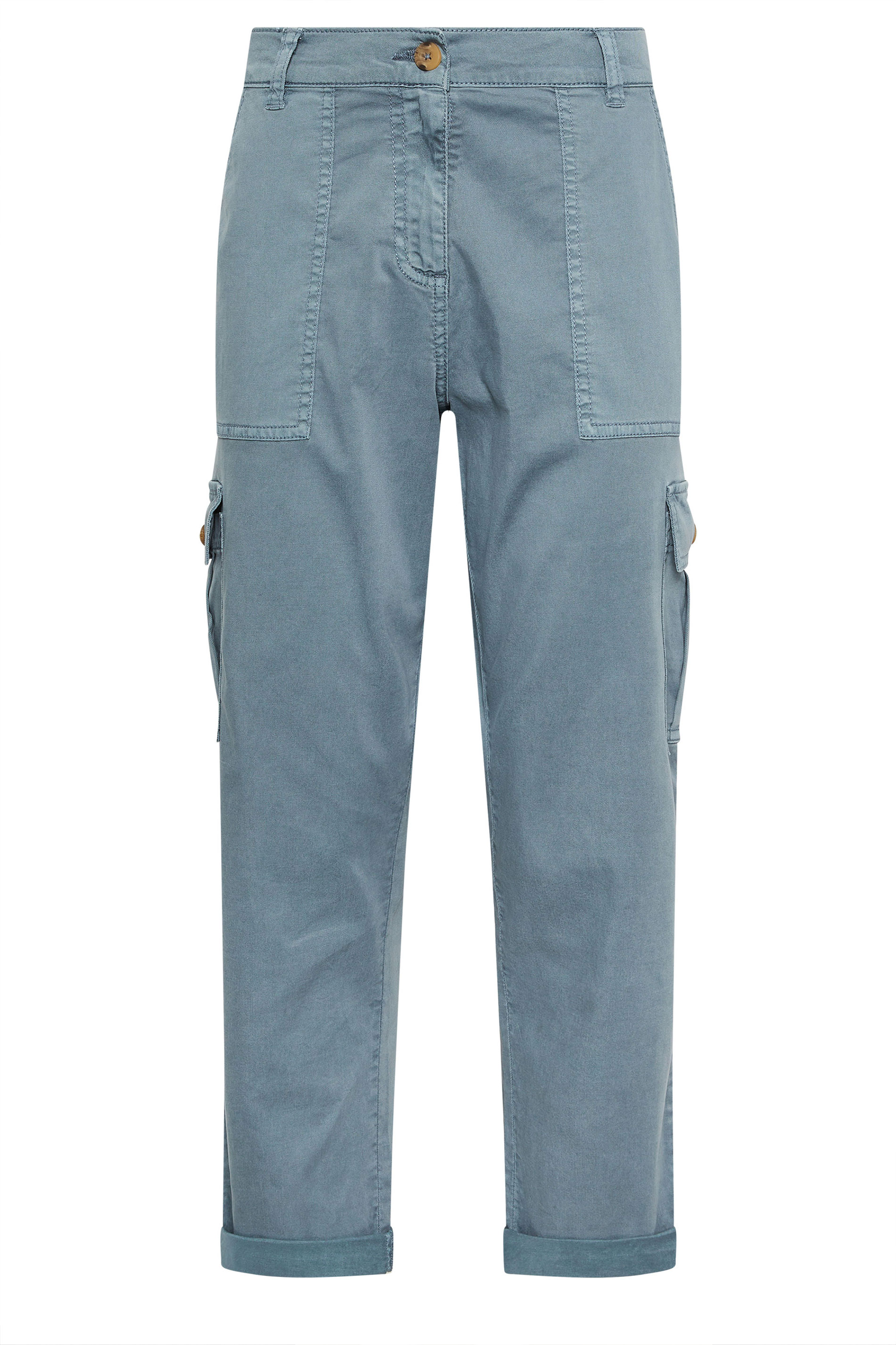 M&Co Blue Cargo Trousers | M&Co 5
