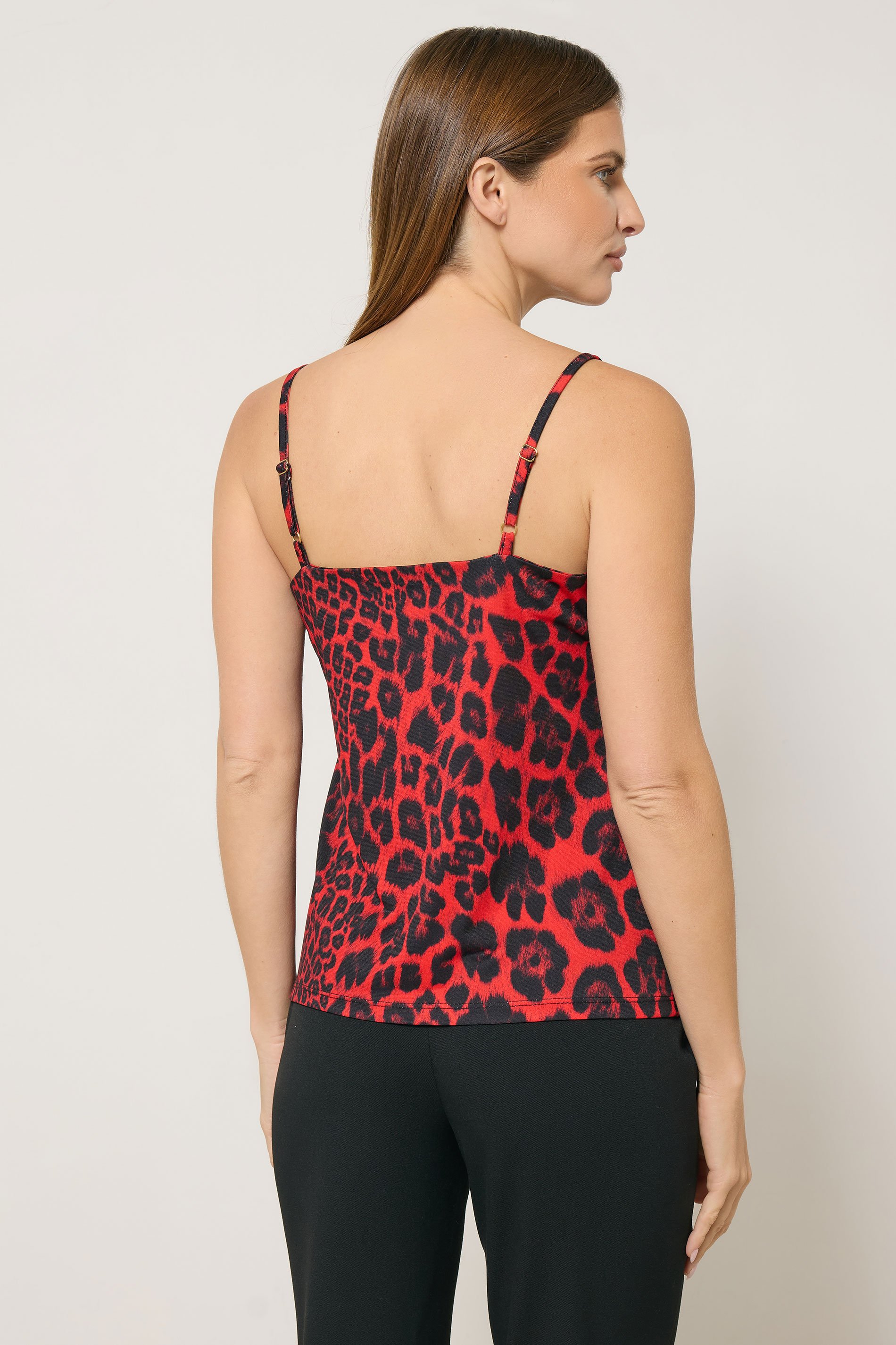 STAR Red Leopard Print Cami Top | StarByJM 5