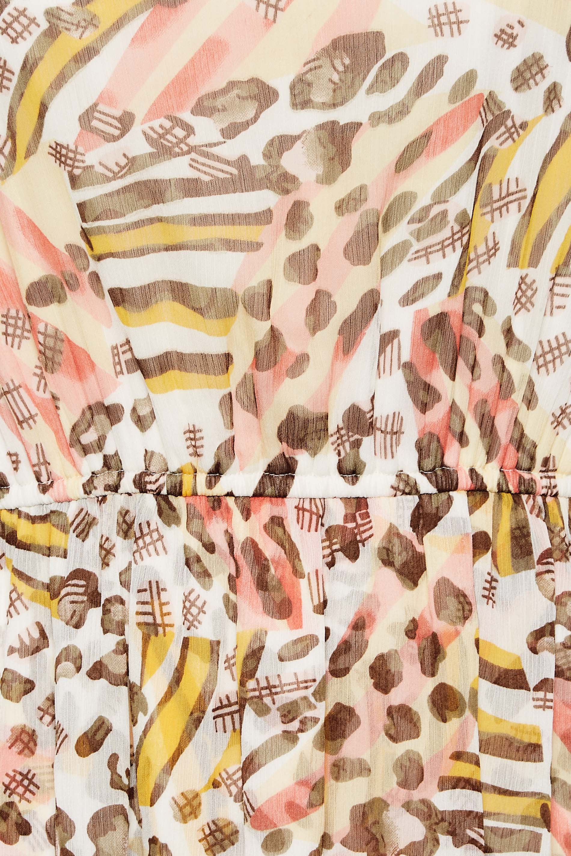 PixieGirl Brown Animal Print Halterneck Mini Dress | PixieGirl 6