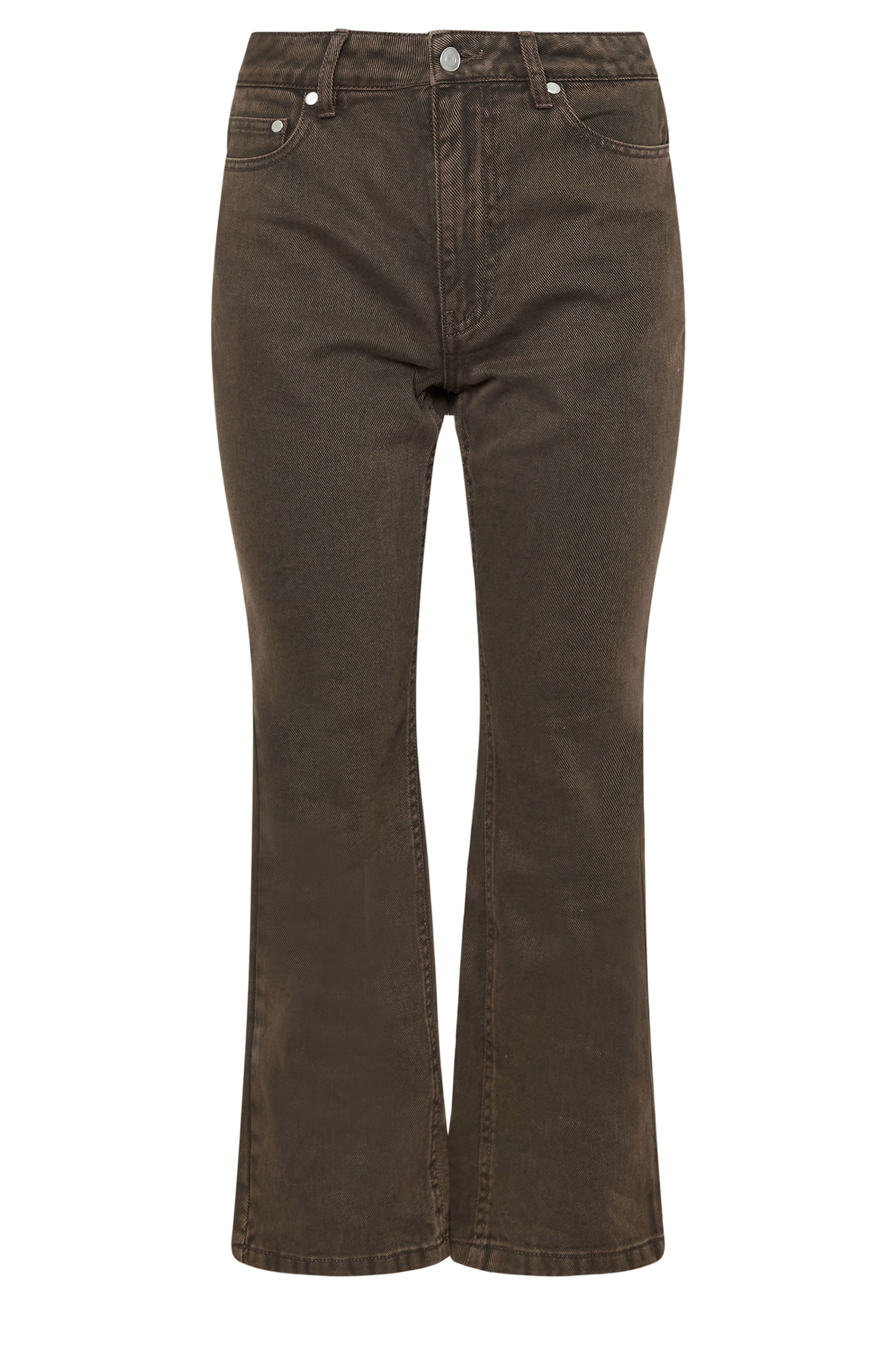 PixieGirl Petite Women's Brown Straight Leg Jeans | PixieGirl  5