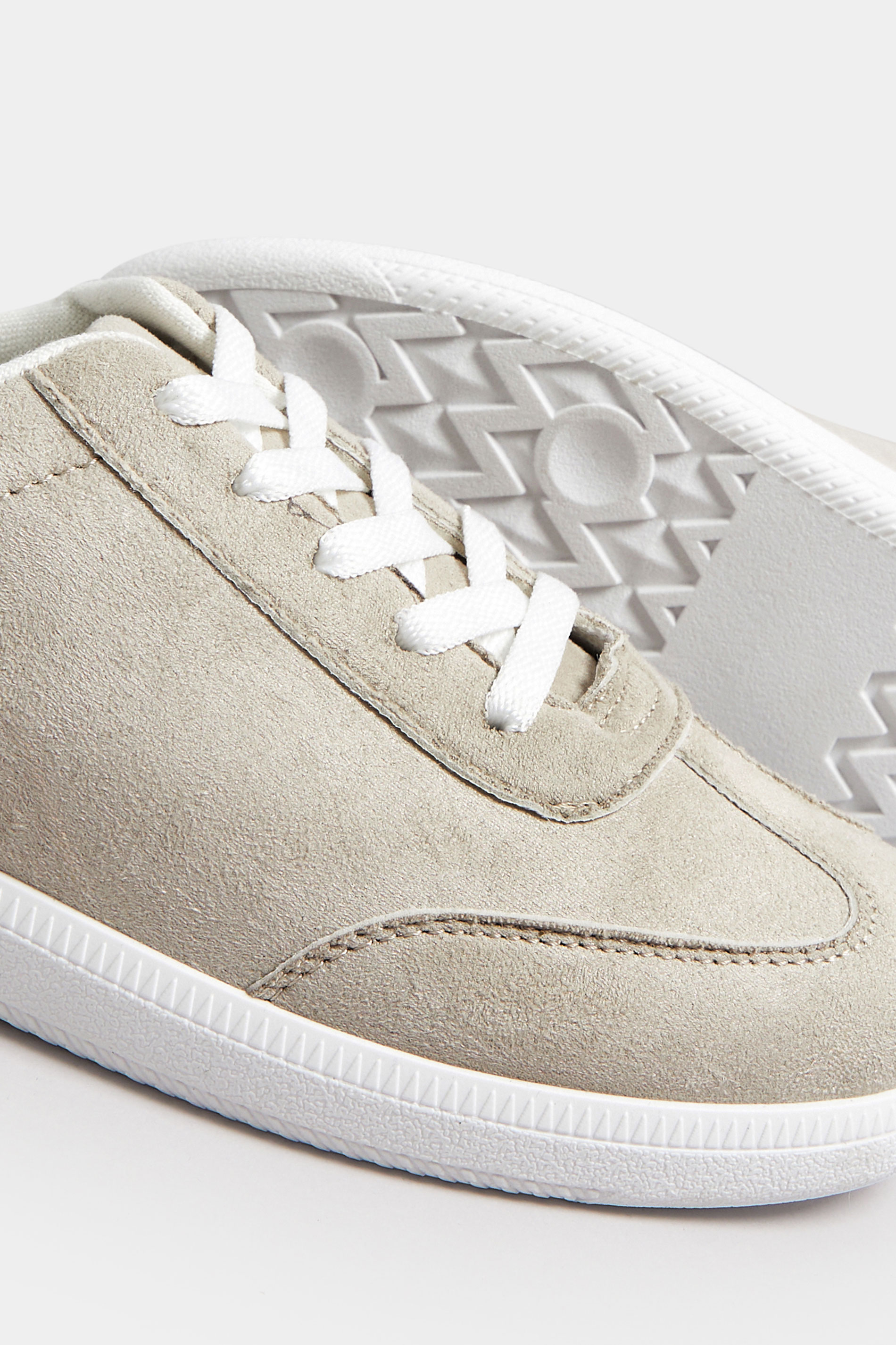 Grey Retro Trainers In Extra Wide EEE Fit | Yours Clothing 5