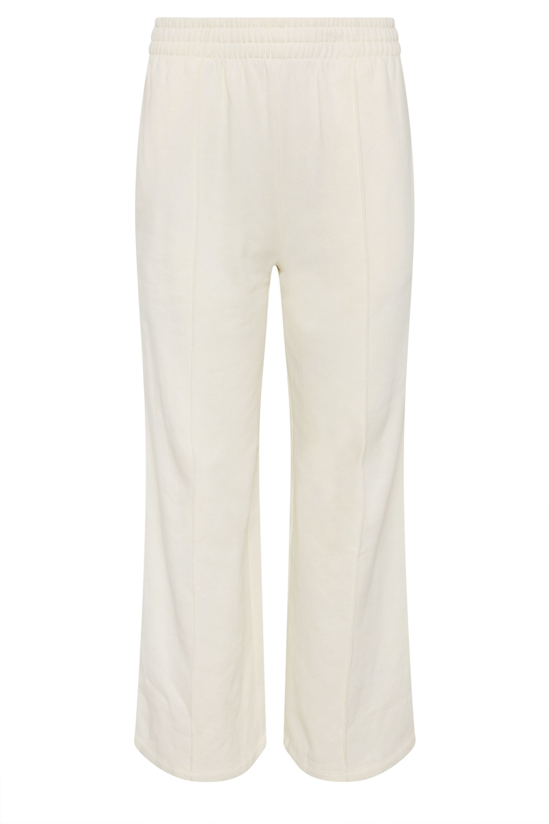 PixieGirl Petite Women's Cream Wide Leg Joggers | PixieGirl 6