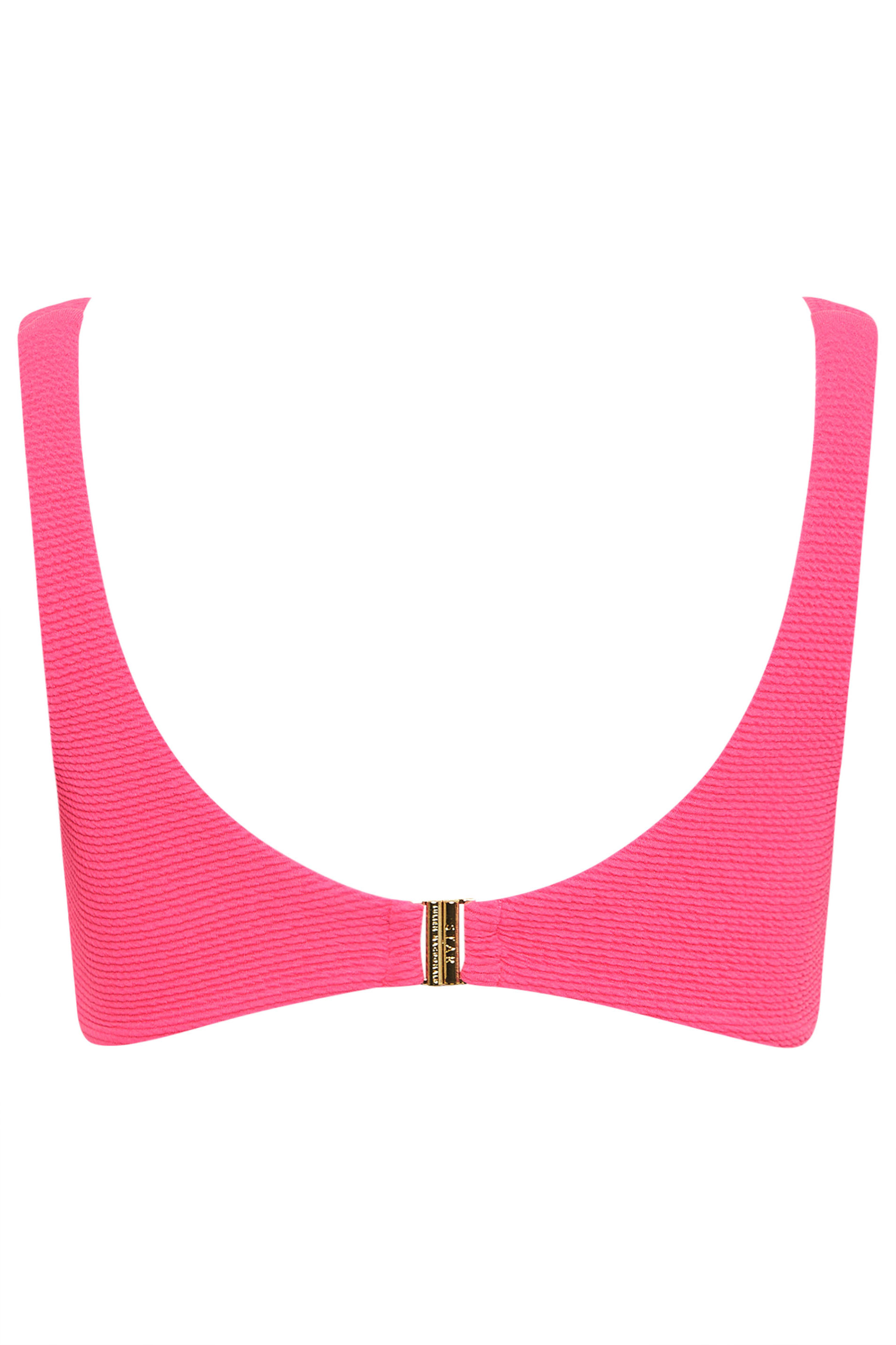 STAR Hot Pink Textured Bikini Top | StarByJM 7