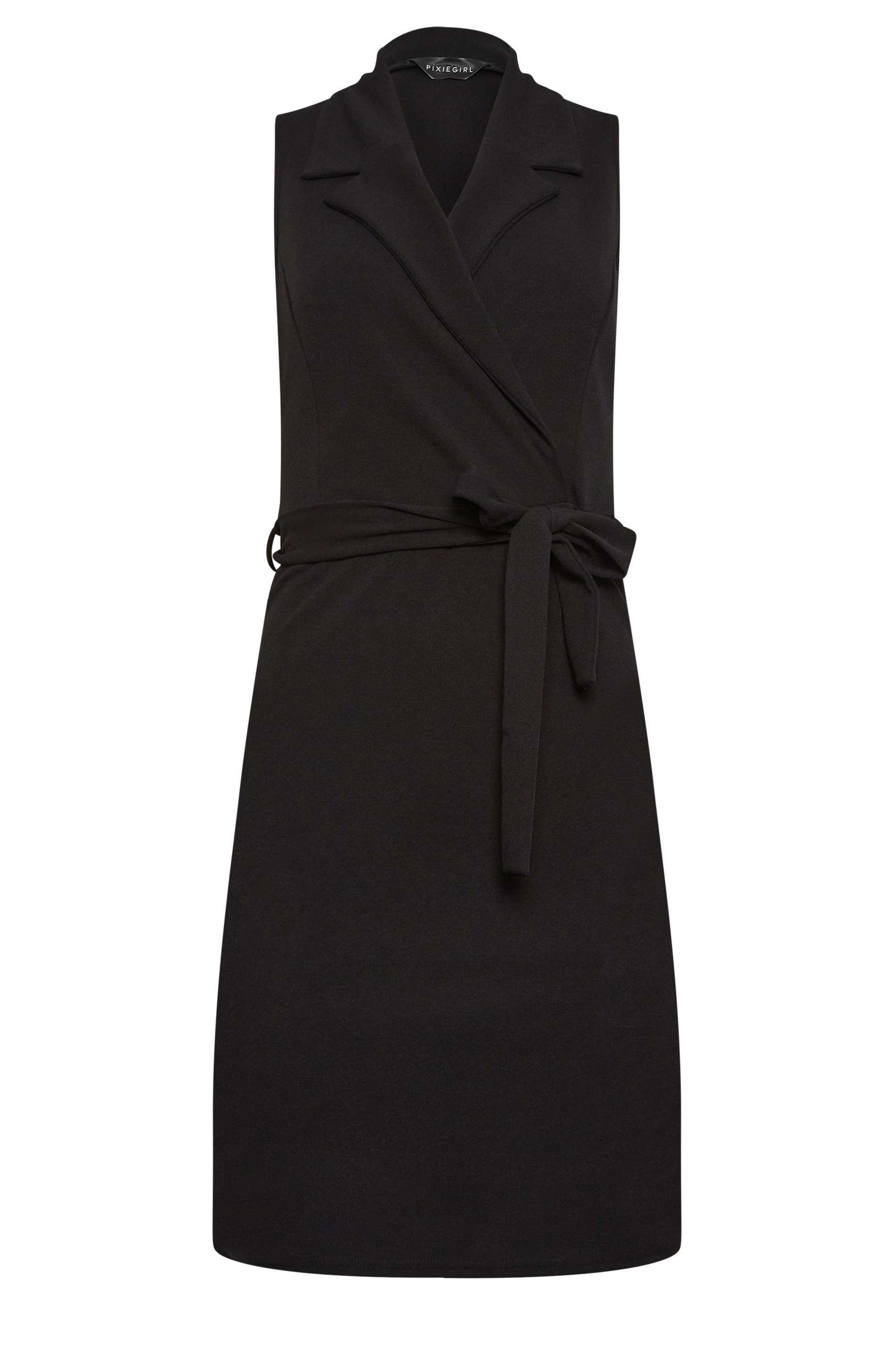 PixieGirl Black Sleeveless Blazer Dress | PixieGirl  6