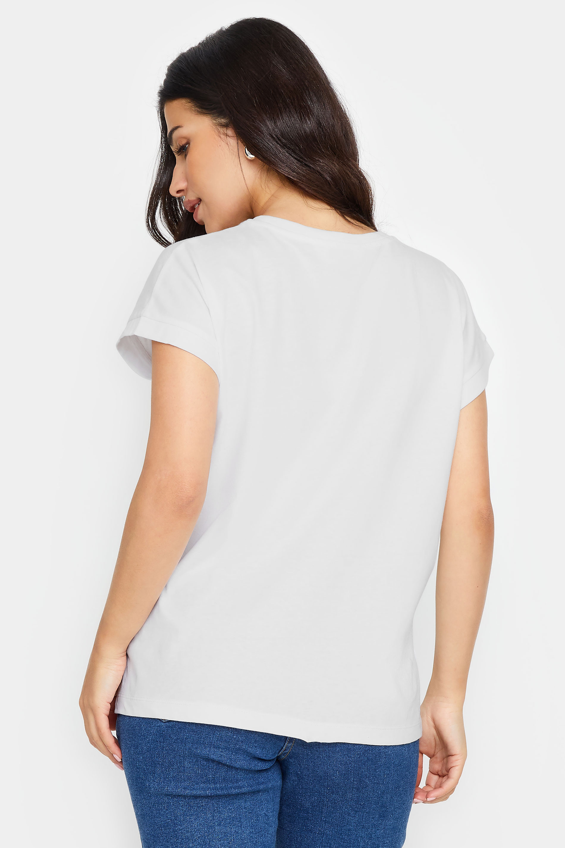 PixieGirl Petite Women's White Short Sleeve T-Shirt | PixieGirl 3