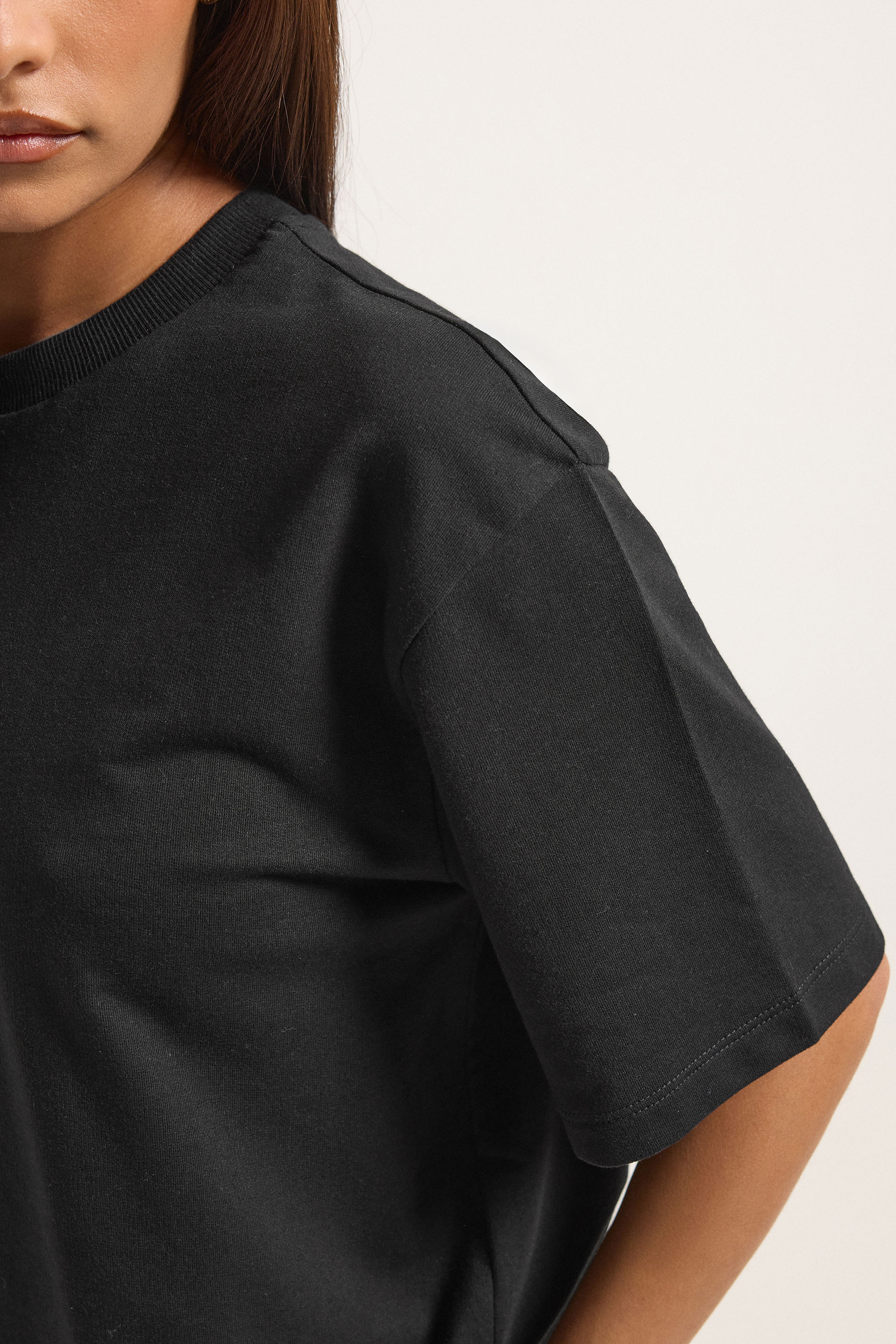 PixieGirl Petite Women's Black Cotton T-Shirt | PixieGirl 4