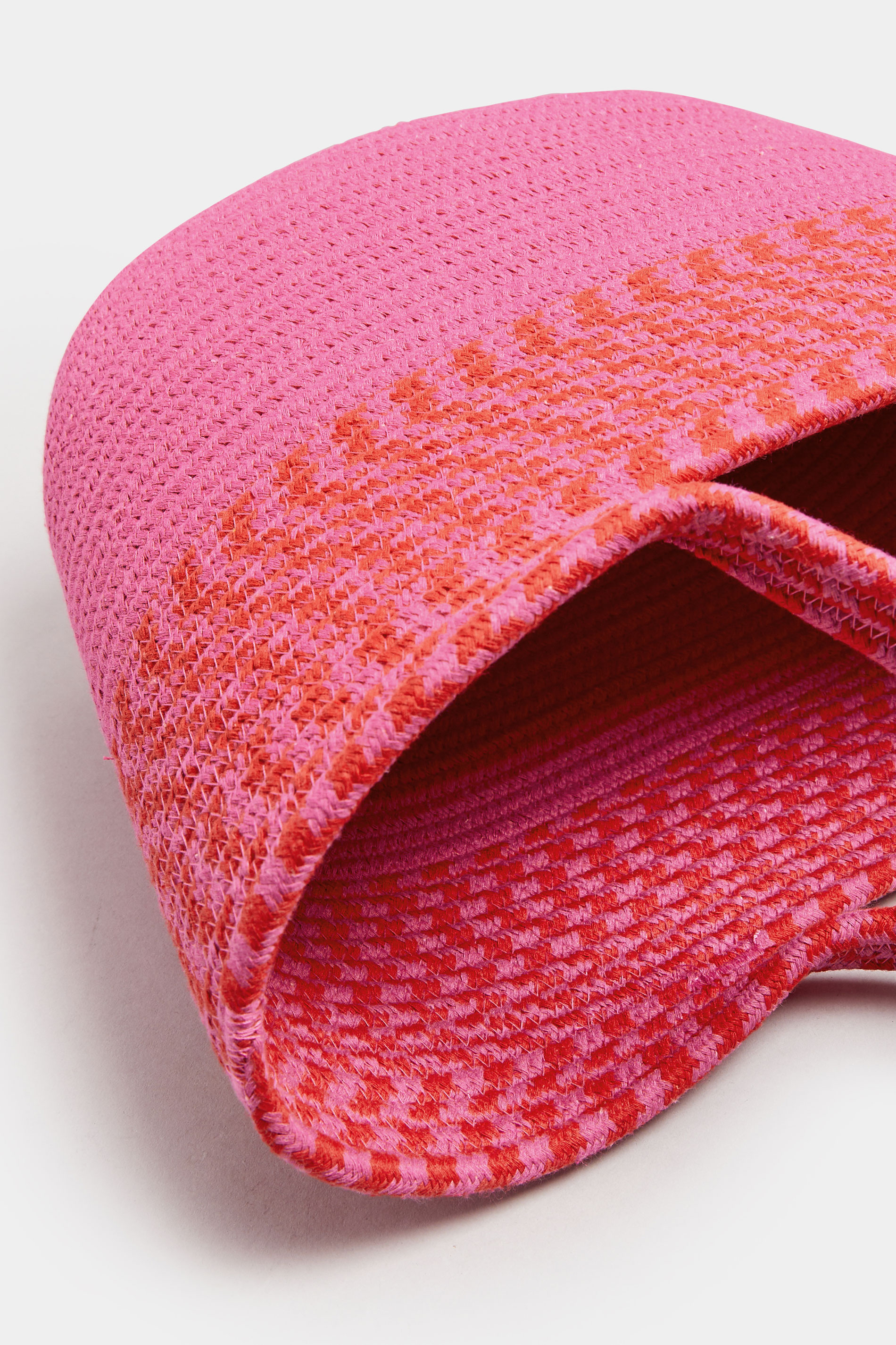 Pink Straw Bucket Bag | Yours Clothing 4