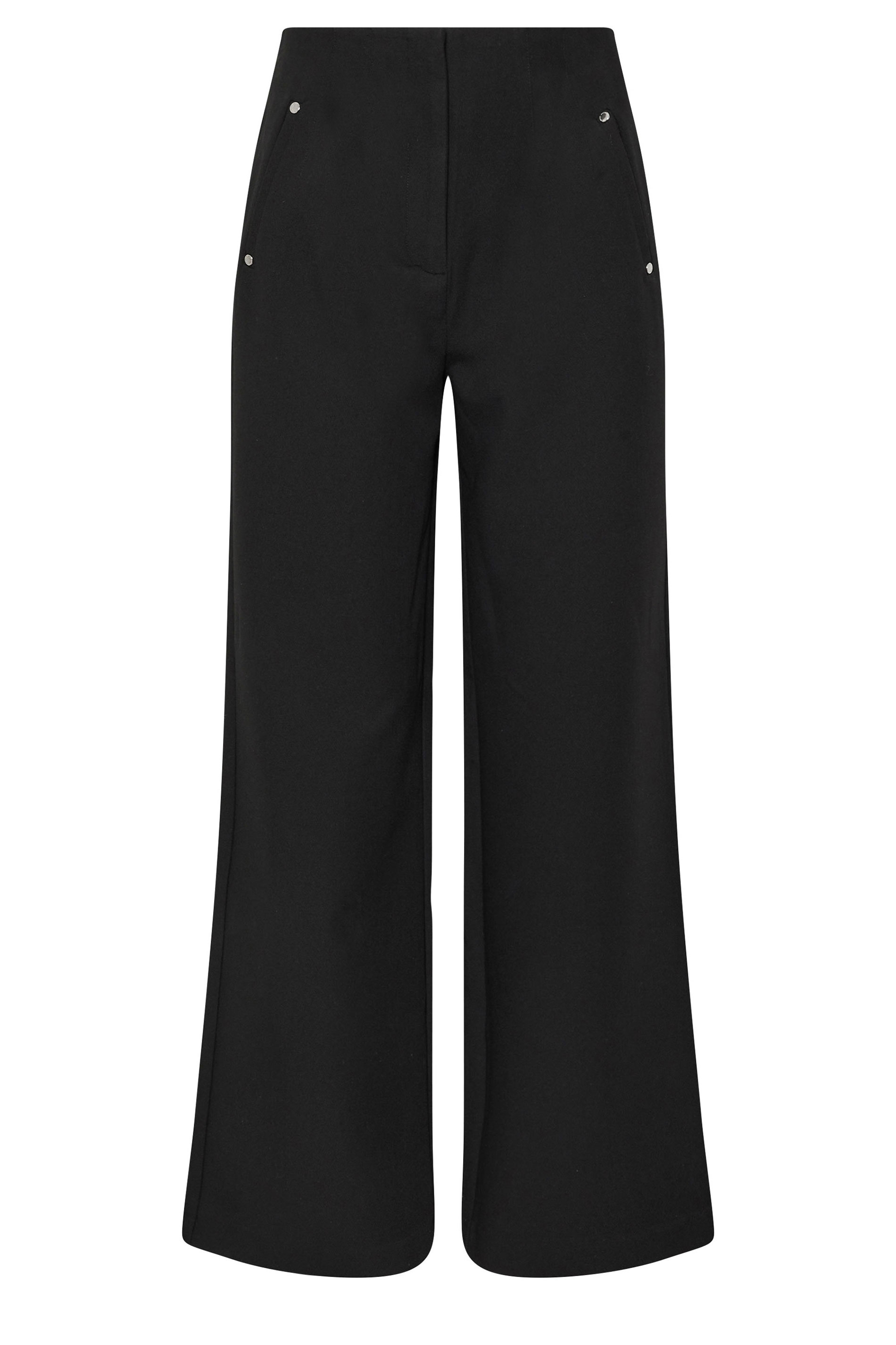 STAR Black Wide Leg Trousers | StarByJM 6