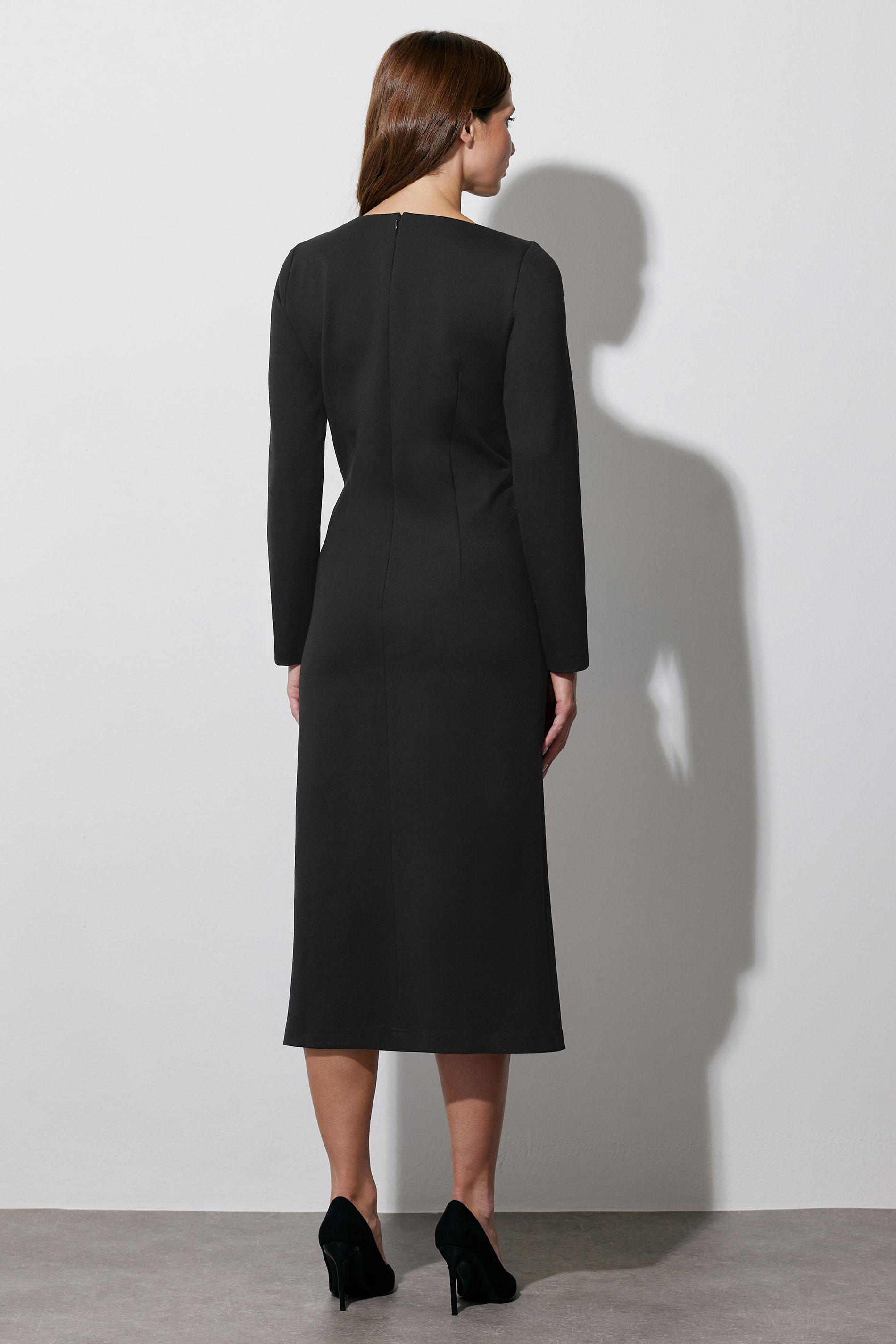 STAR Black Lace Up Ponte Dress | StarByJM 4