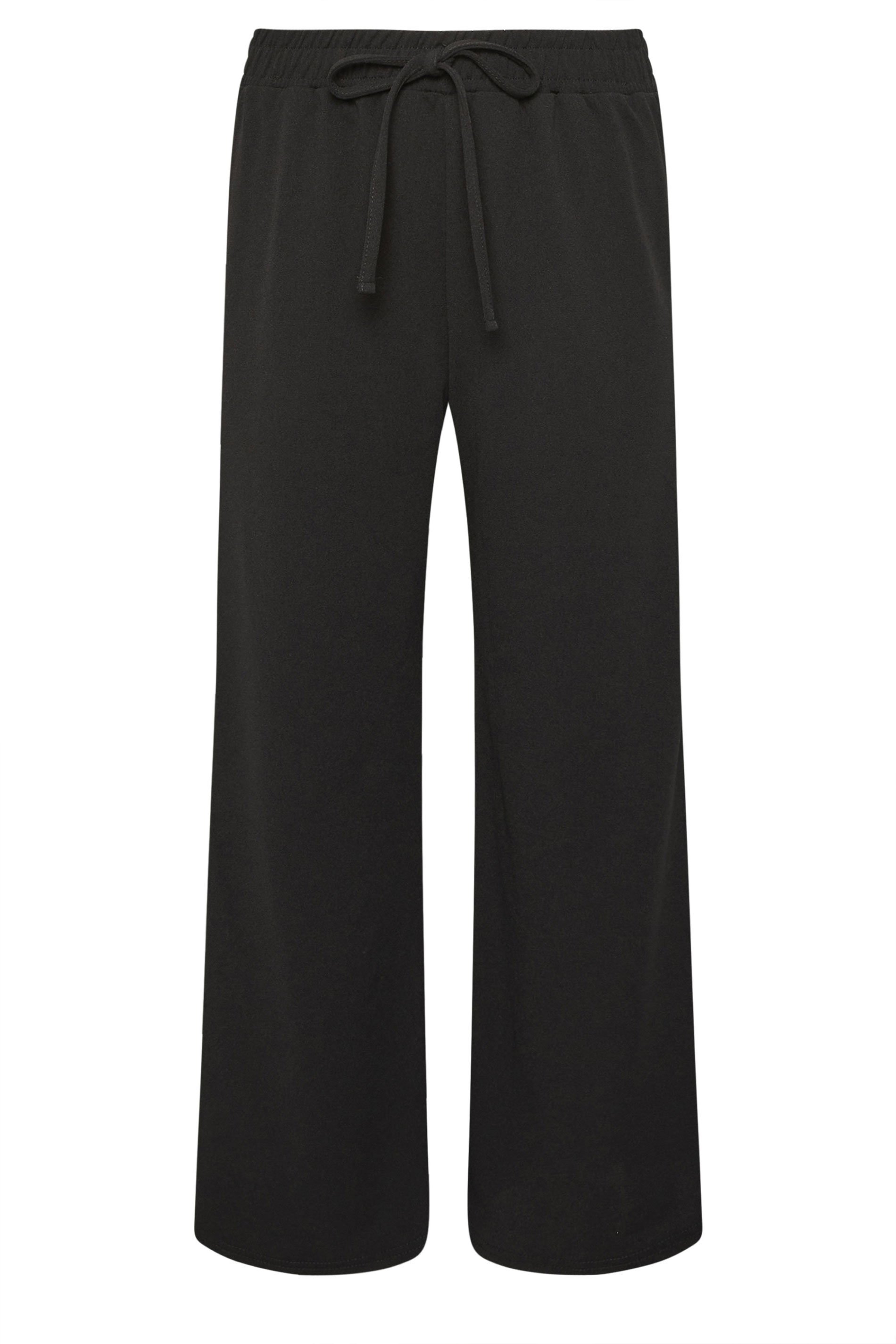 PixieGirl Petite Womens Black Side Stripe Trousers | PixieGirl 5