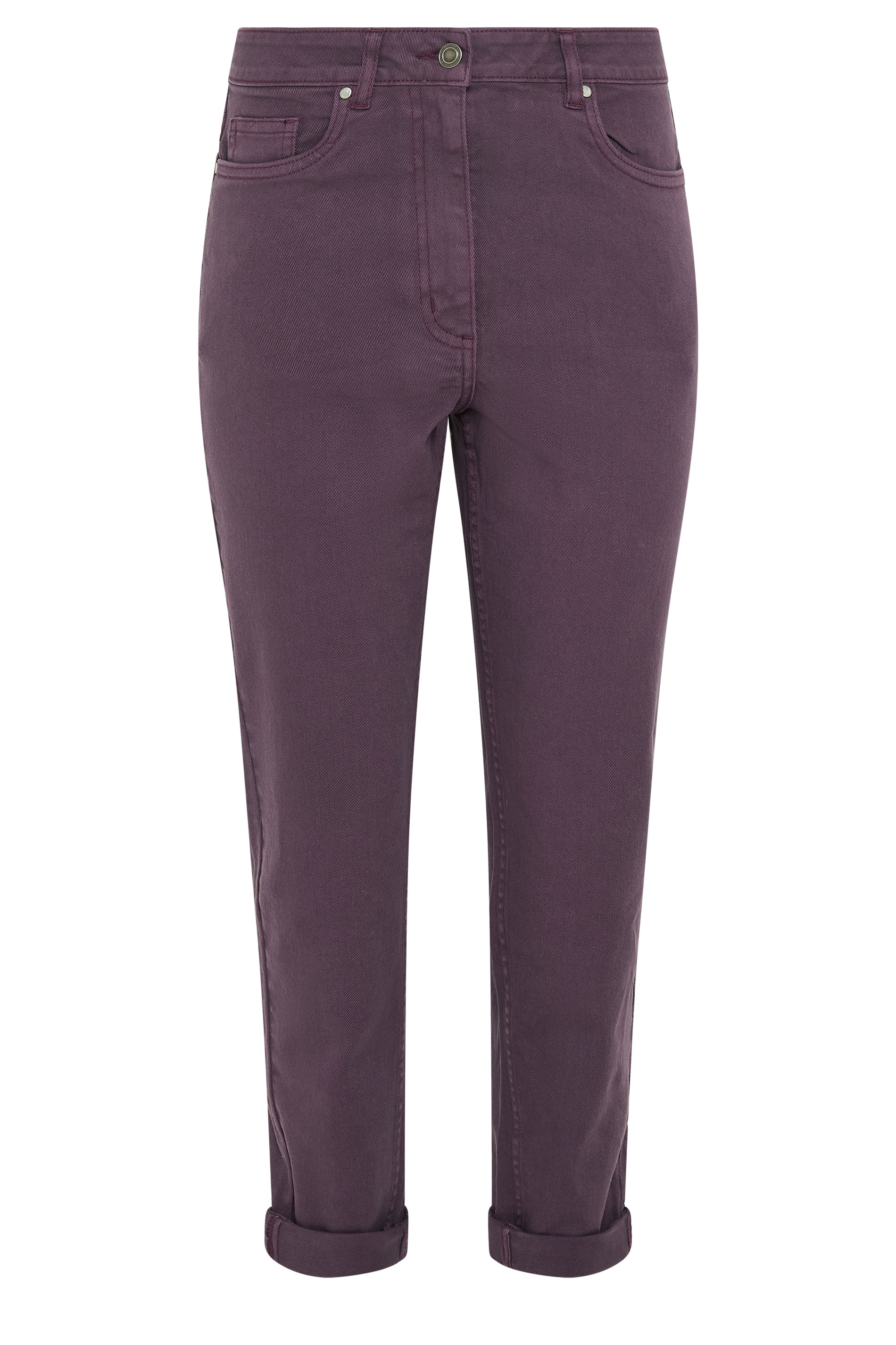 M&Co Berry Purple Mom Jeans | M&Co 5