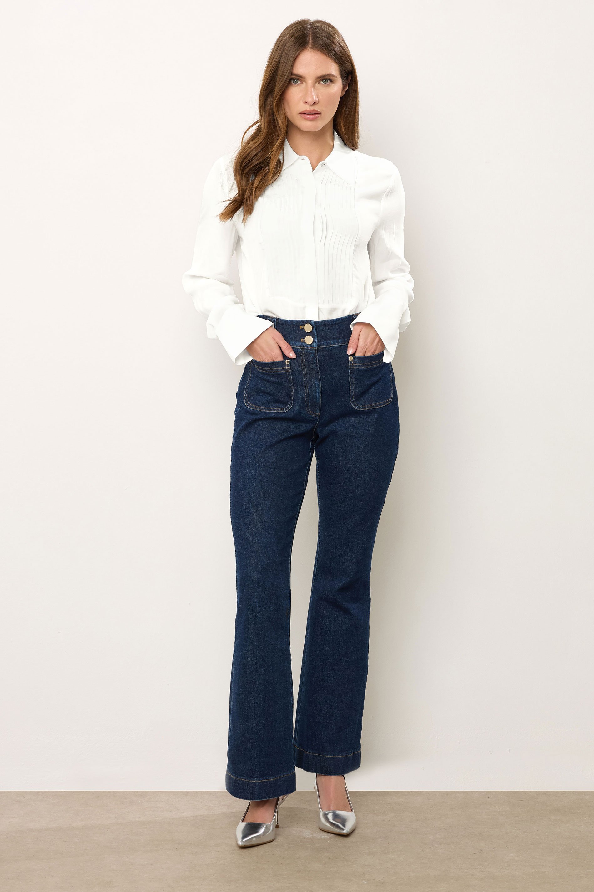 STAR White Pintuck Long Sleeve Shirt | StarByJM 4