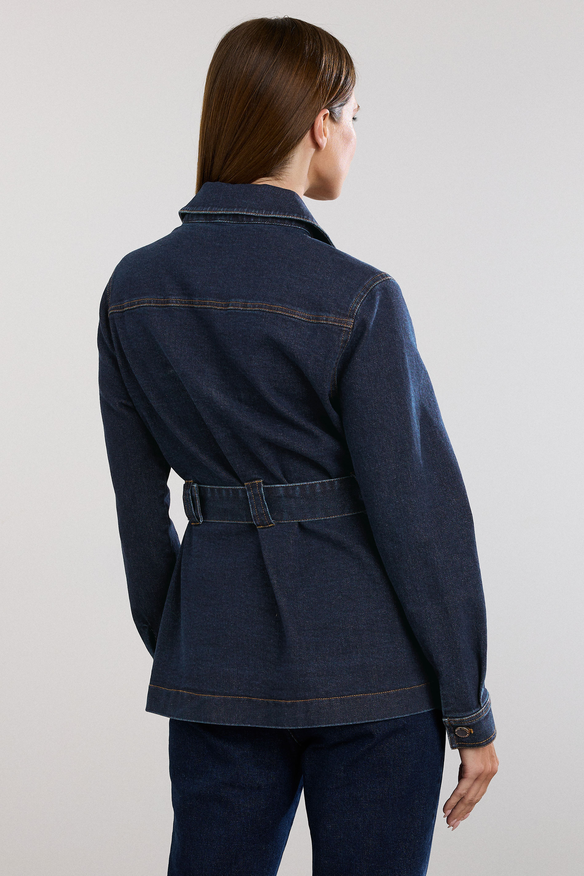 STAR Blue Belted Denim Jacket | StarByJM 4