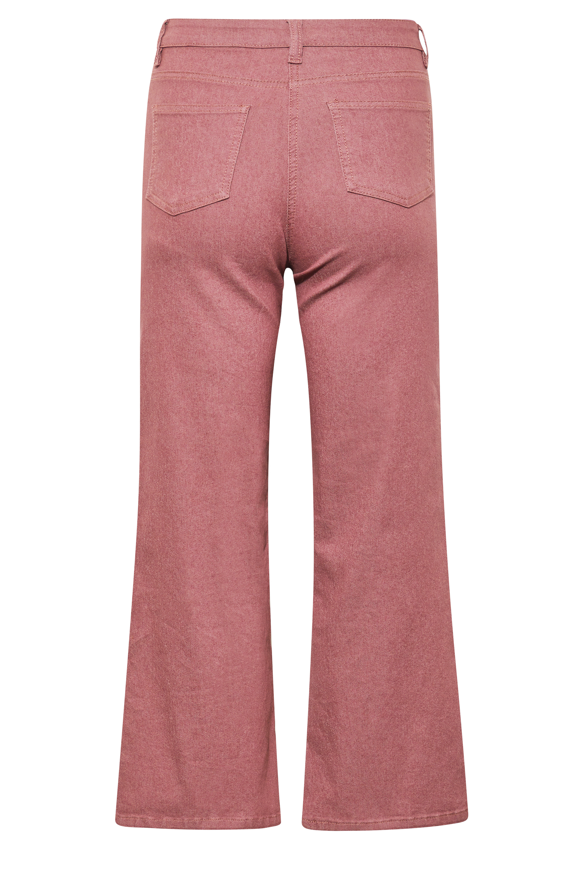 Petite Pink Wide Leg Jeans | PixieGirl 6