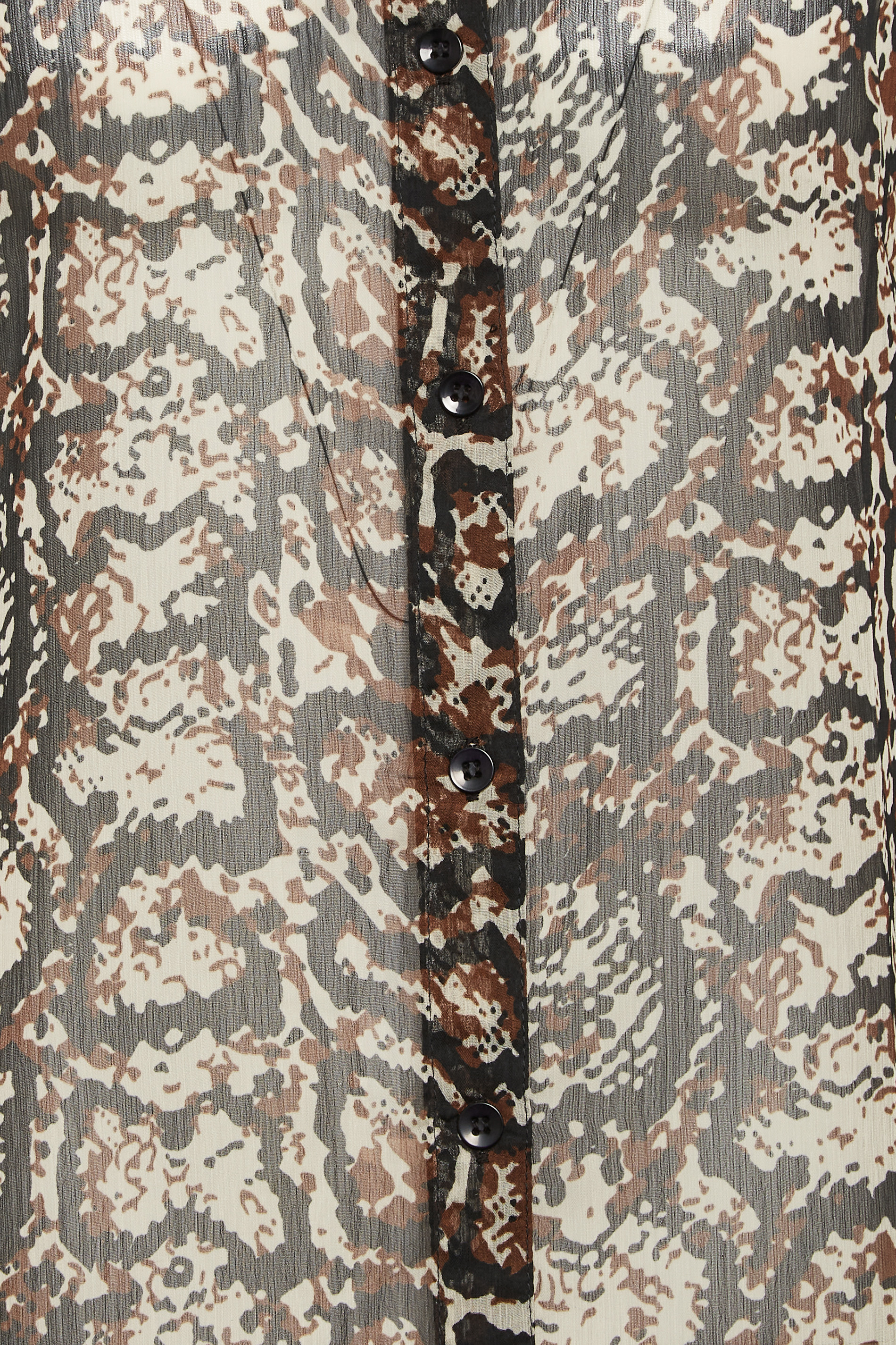 PixieGirl Brown Snake Print Oversized Shirt | PixieGirl 5