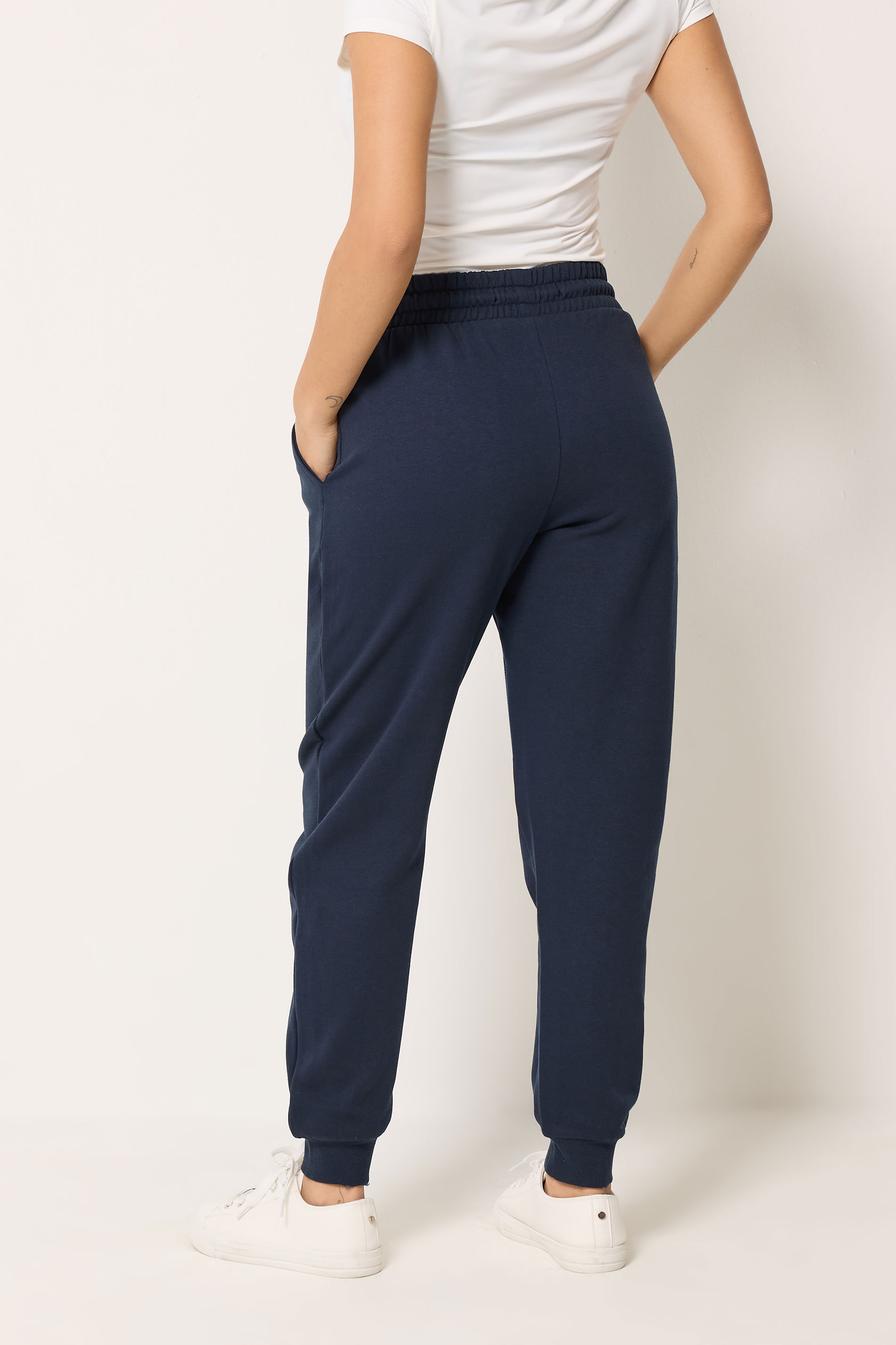 M&Co Petite 2 PACK Navy Blue Cuffed Joggers | M&Co 5